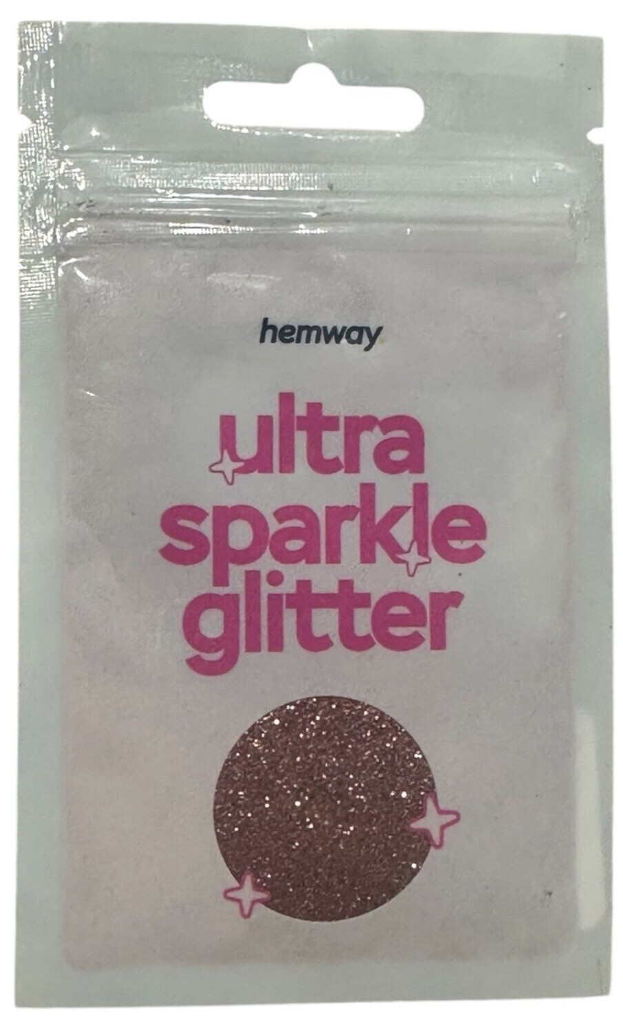 Rose Gold Hemway Ultra Sparkle Glitter-Ultrafine 1/128″ .008″ 0.2mm 10g
