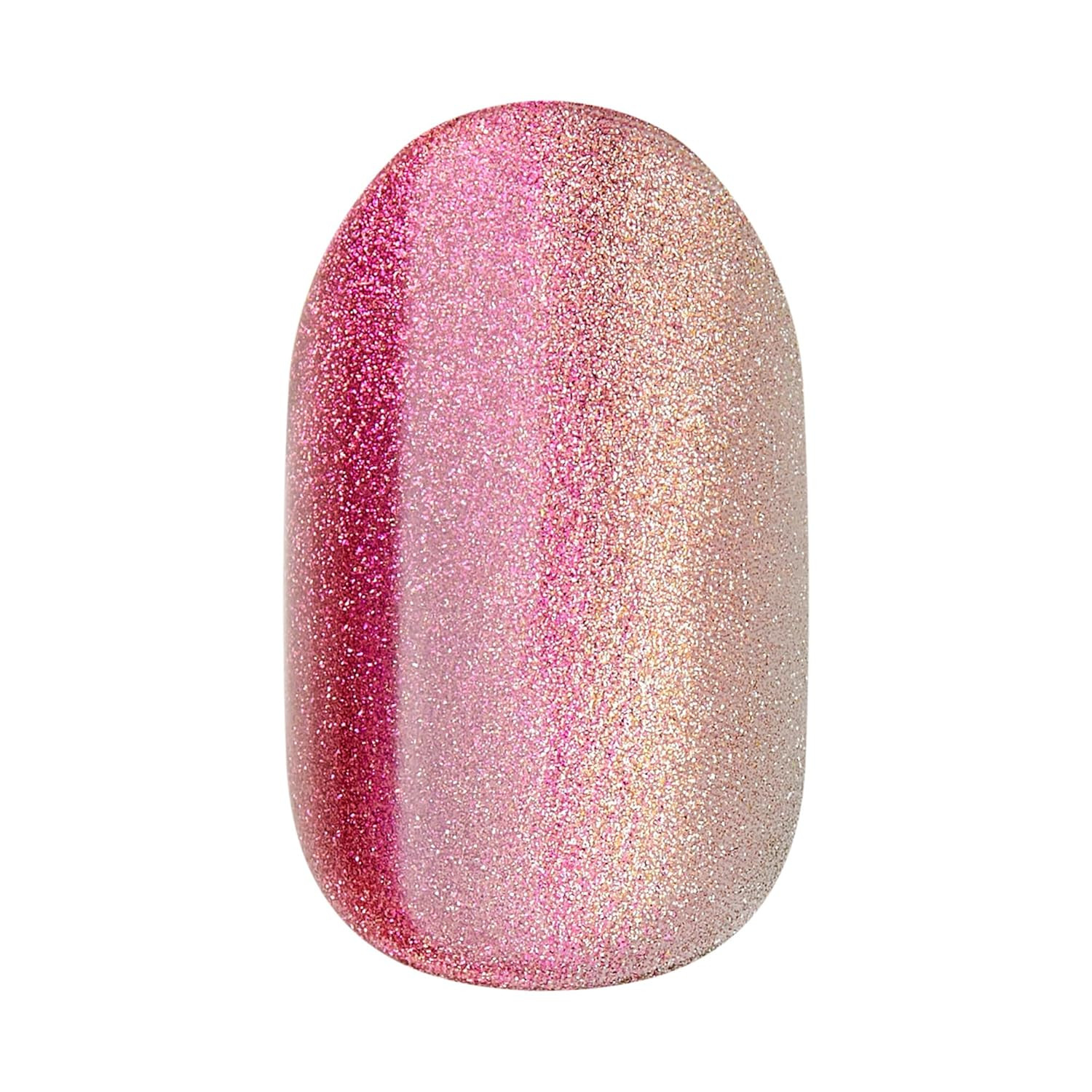 Kiss Impress No Glue Mani Press on Nails, Colorfx, ‘Walk Out’, Pink, Short Size,