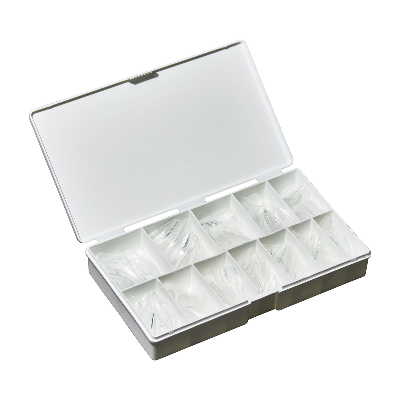 IBD Clear Soft Gel Tips – Long Stiletto, 504 ct.