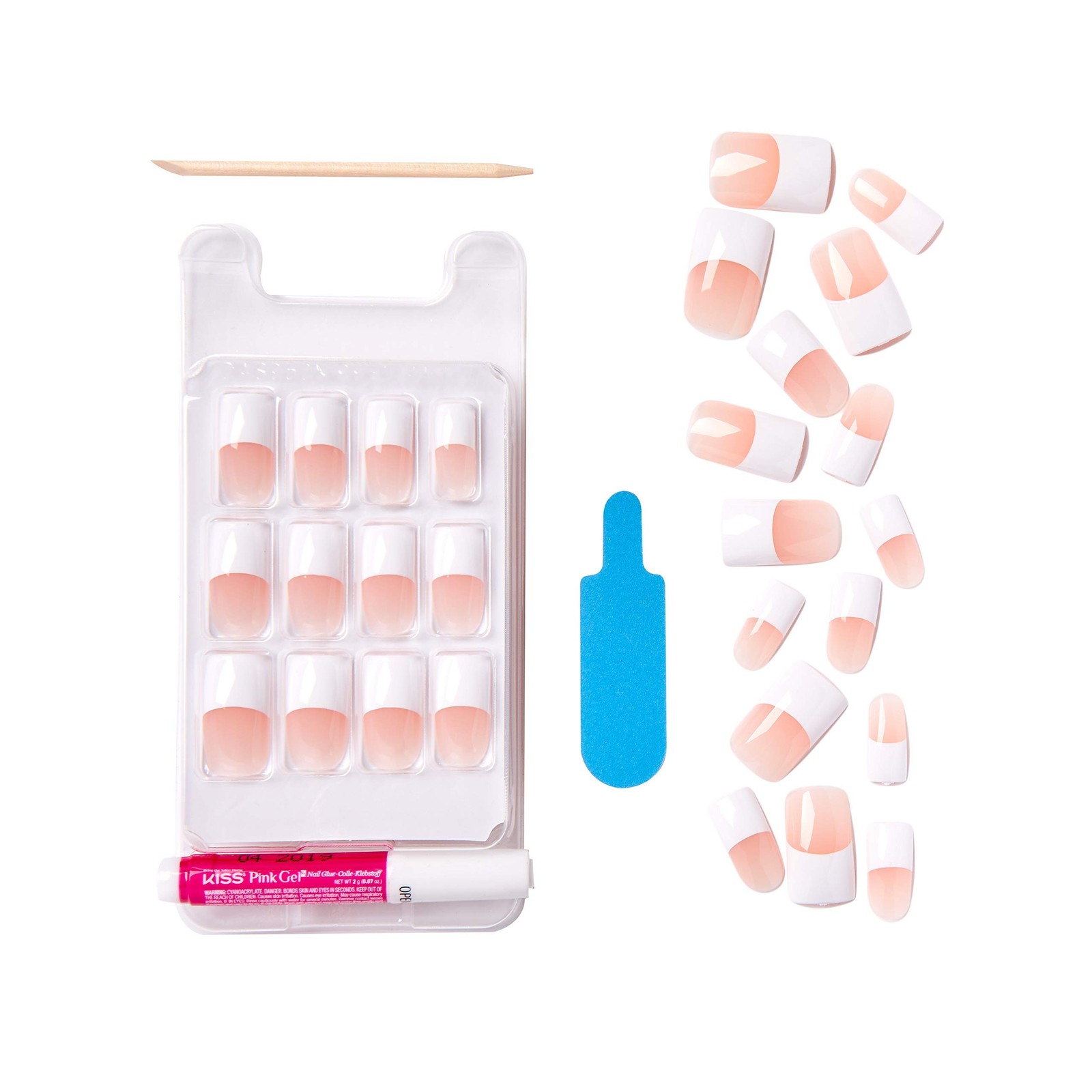 Pack Of 3 Ultra Flexible False Nails 10X Stronger Flawless Fit Never Chips