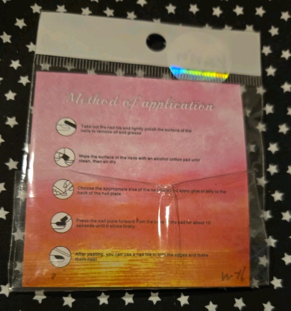 French Design “Unbranded” Press On Nails Size S