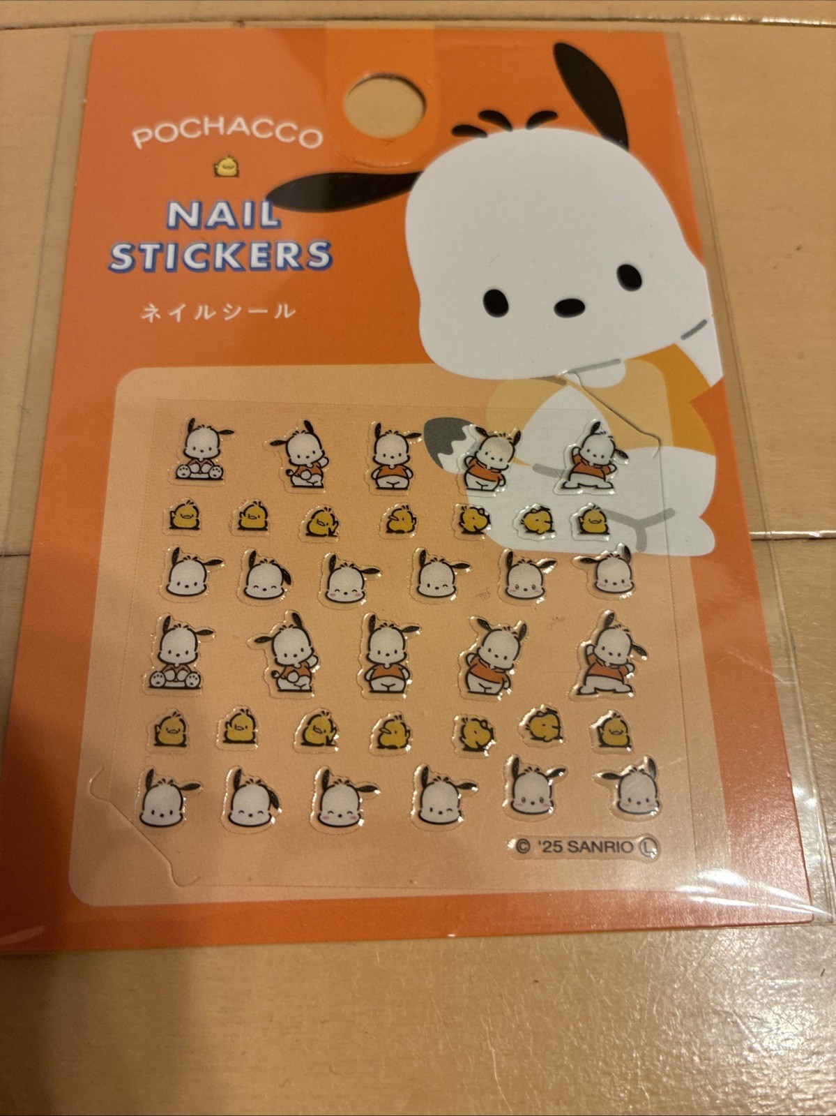 Sanrio mini nail stickers Set of 3 My Melody Japan Kawaii