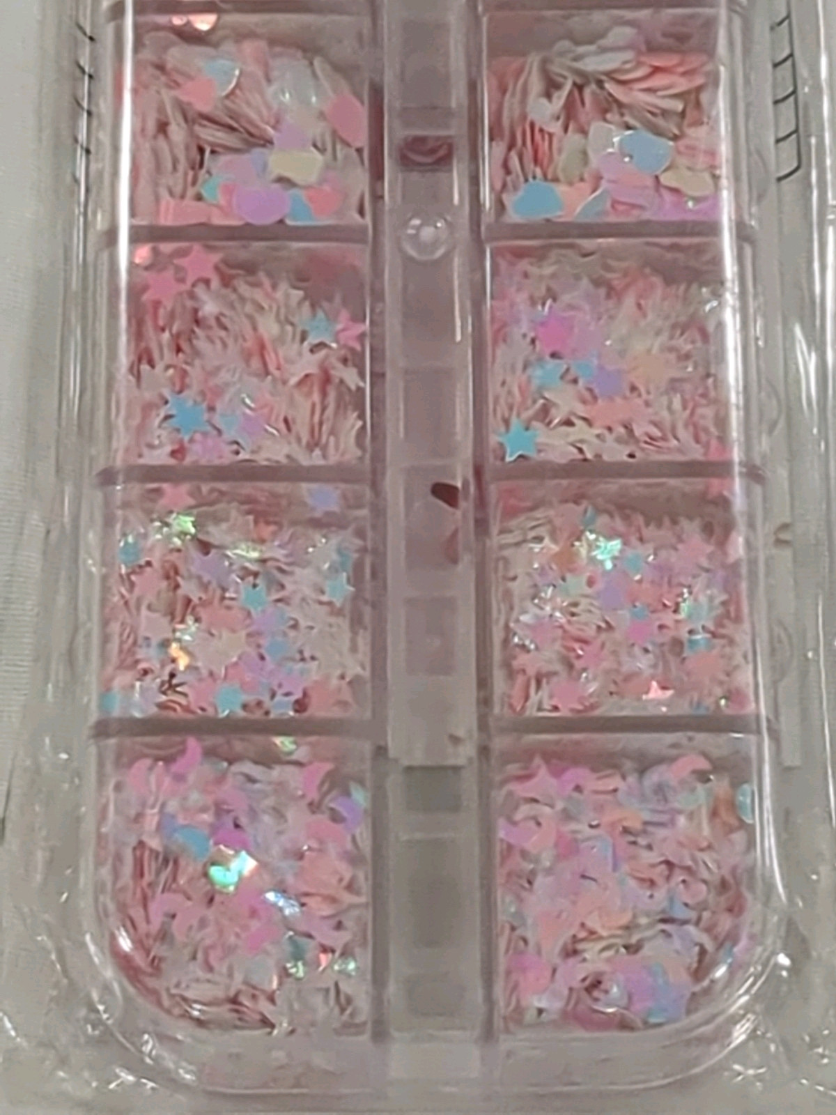 12 Grids Multi Color Spring Nail Glitter Sequins & Nail Art Stickers – New