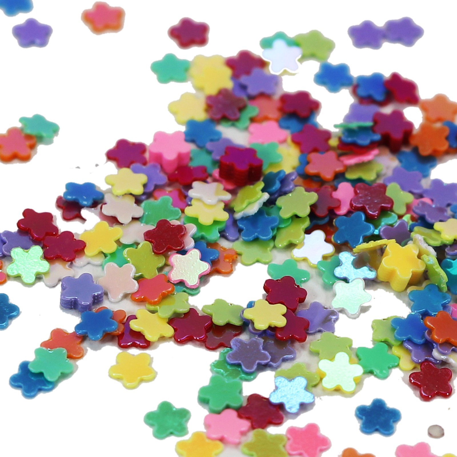 50 Gram Mixed Color Flower Sequins Loose Tiny 3mm Nail Art Tips Scrapbook Craft