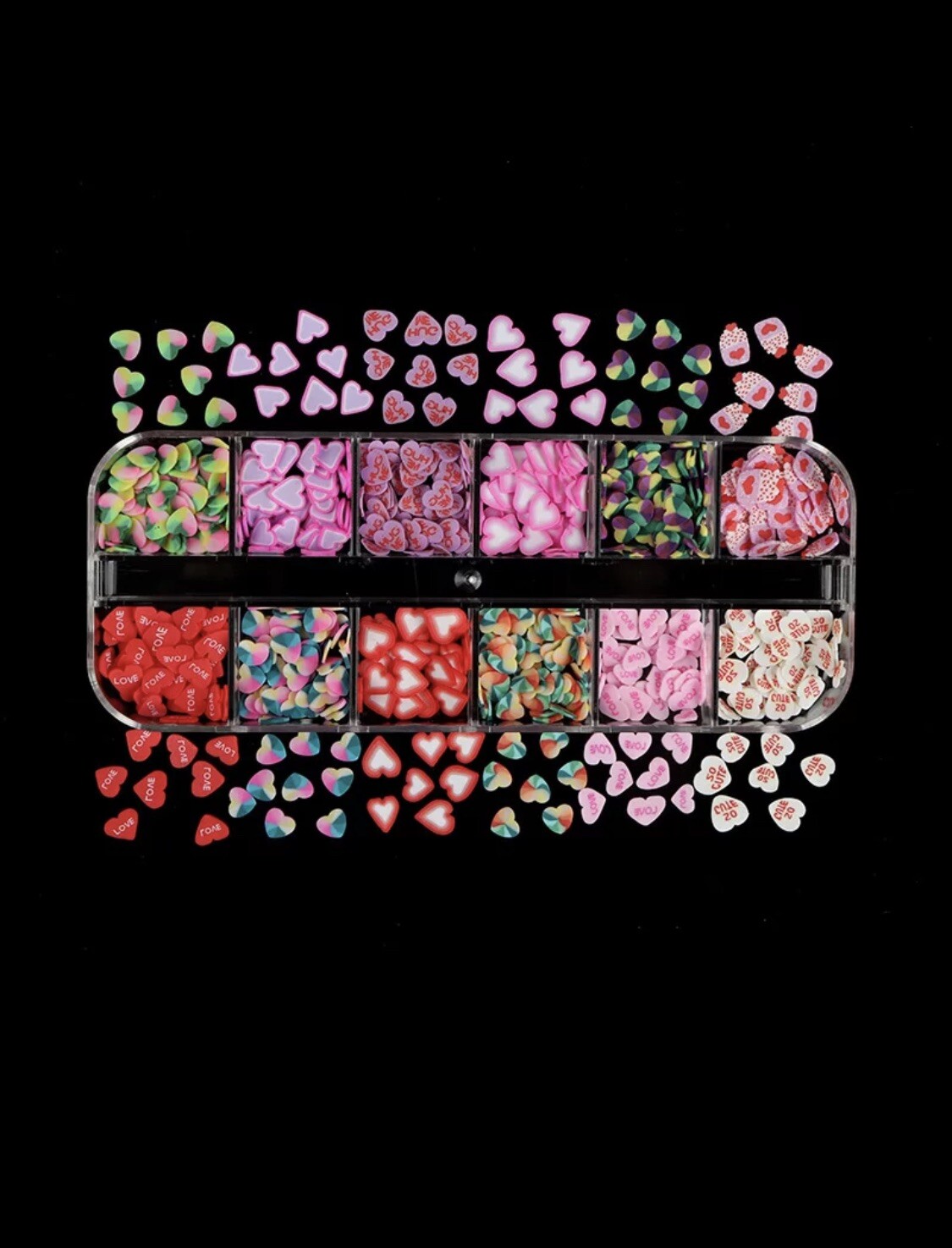 Nail Art Amazing Quality Various Colour Butterflies Fruit Hearts Flakes Flowers