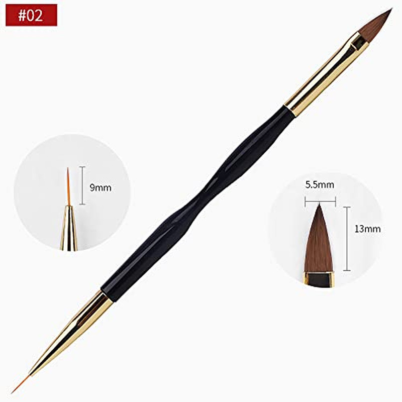 31Pcs Nail Art Brushes, Nail Art Tool Set, Dotting Tools, Dust Brush,Striping Br