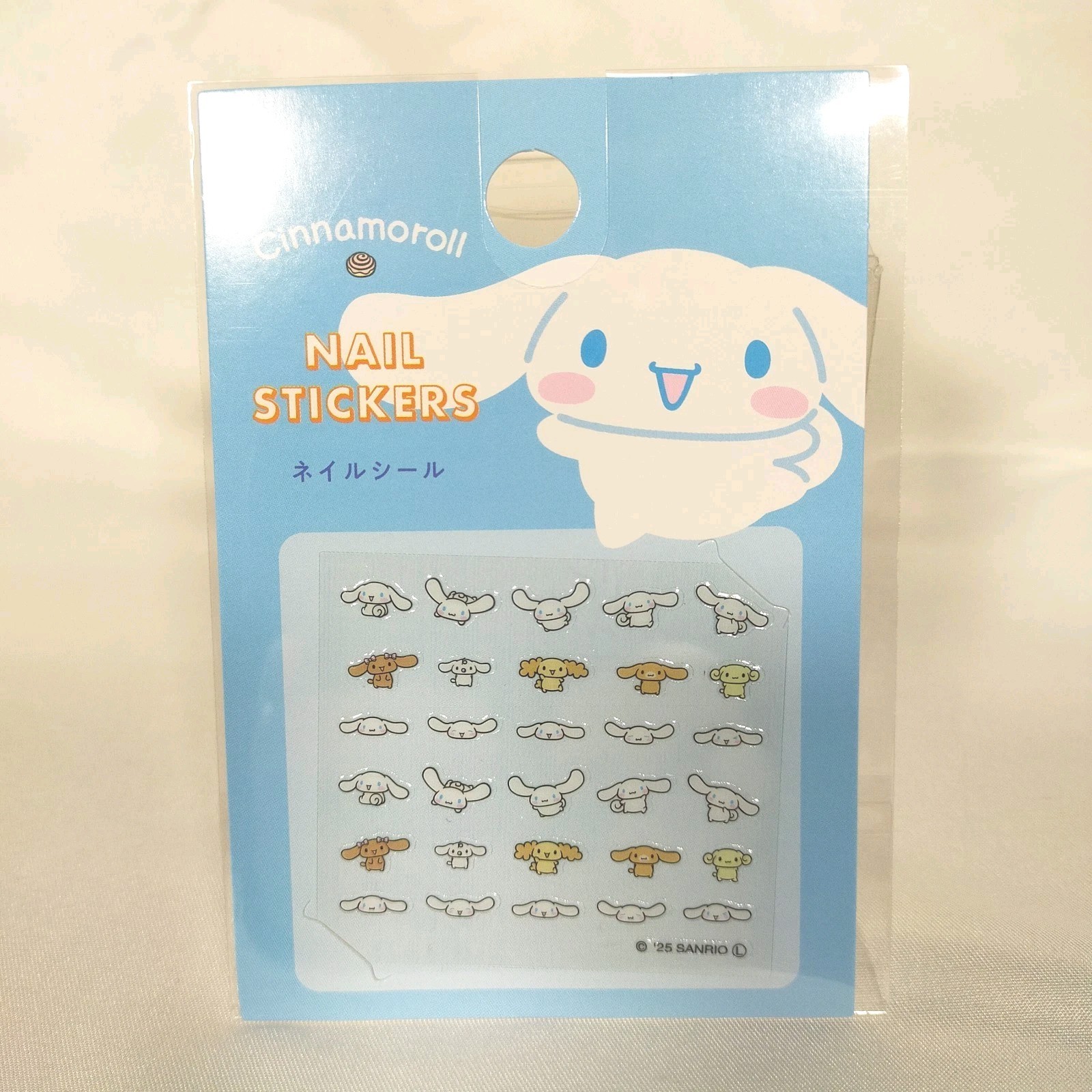 Sanrio Nail Sticker Set 4pcs Hello Kitty Kuromi My Melody Japan