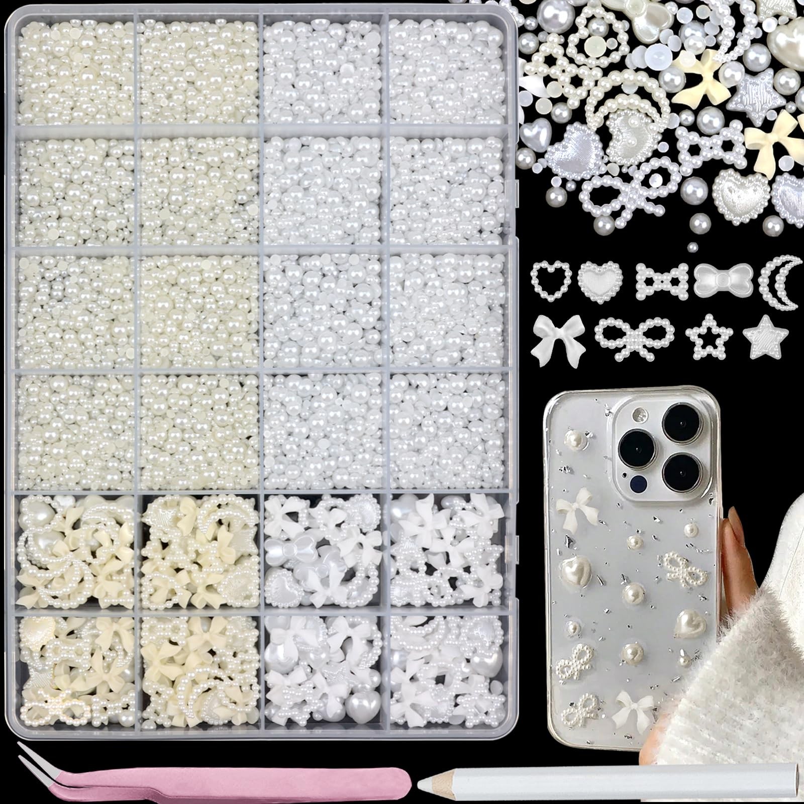 SEMATA Cream Pearl Kit 17-Colorful