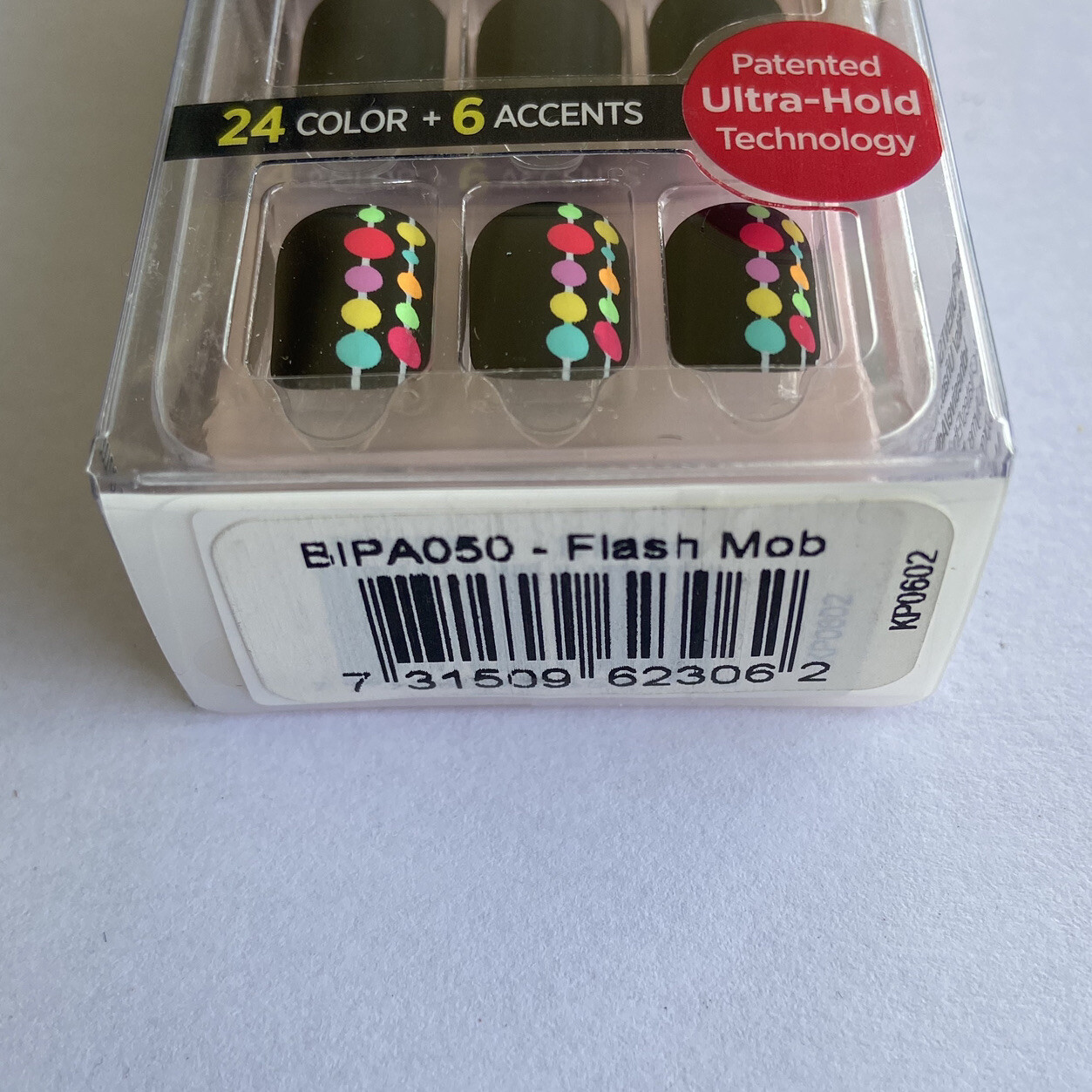 NEW Kiss Nails Impress Press Manicure Short Gel Matte Black Blue Purple Green 1