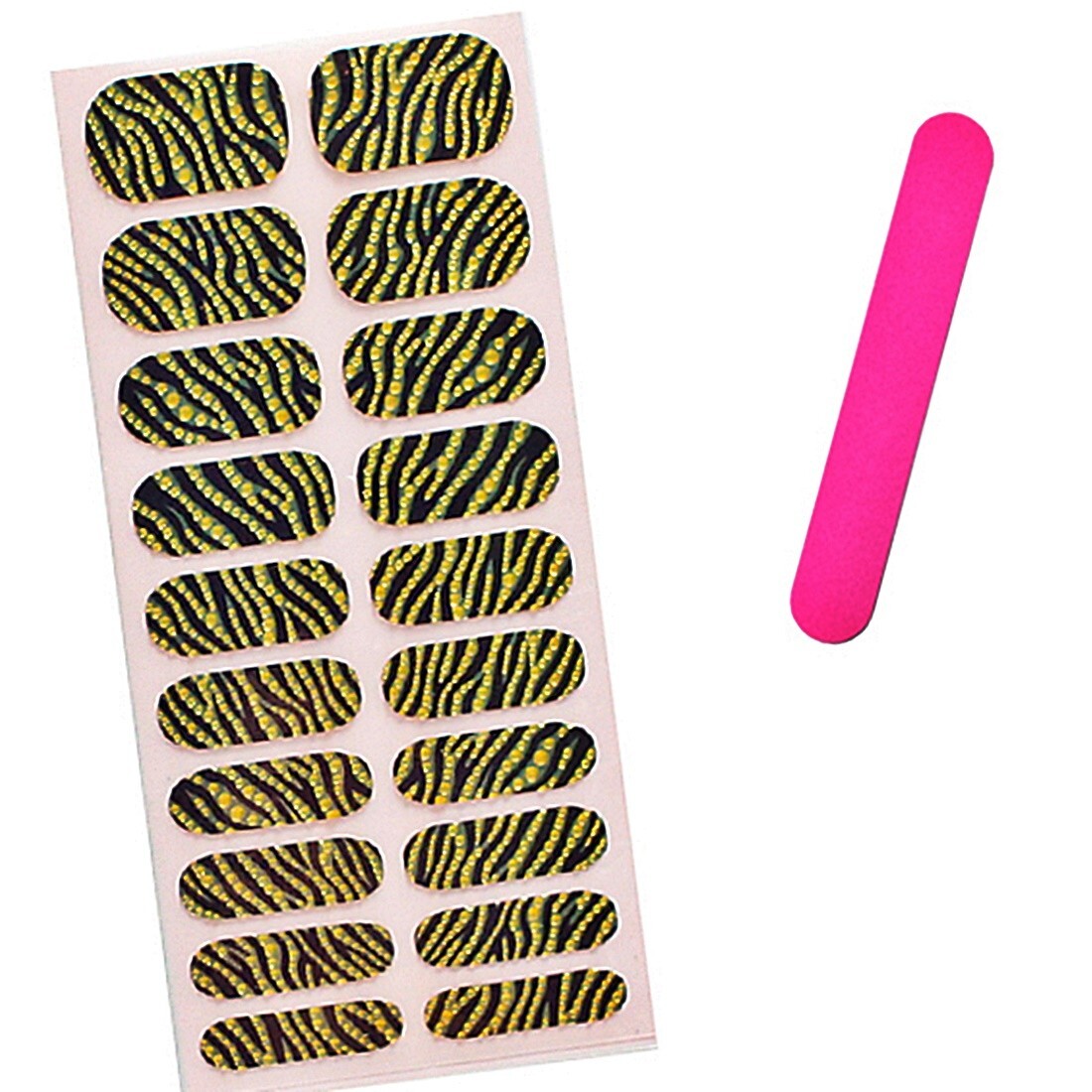 Various Patterns of Korea Style Nail Art Stickers for Self-Tool Gifts 6pcs