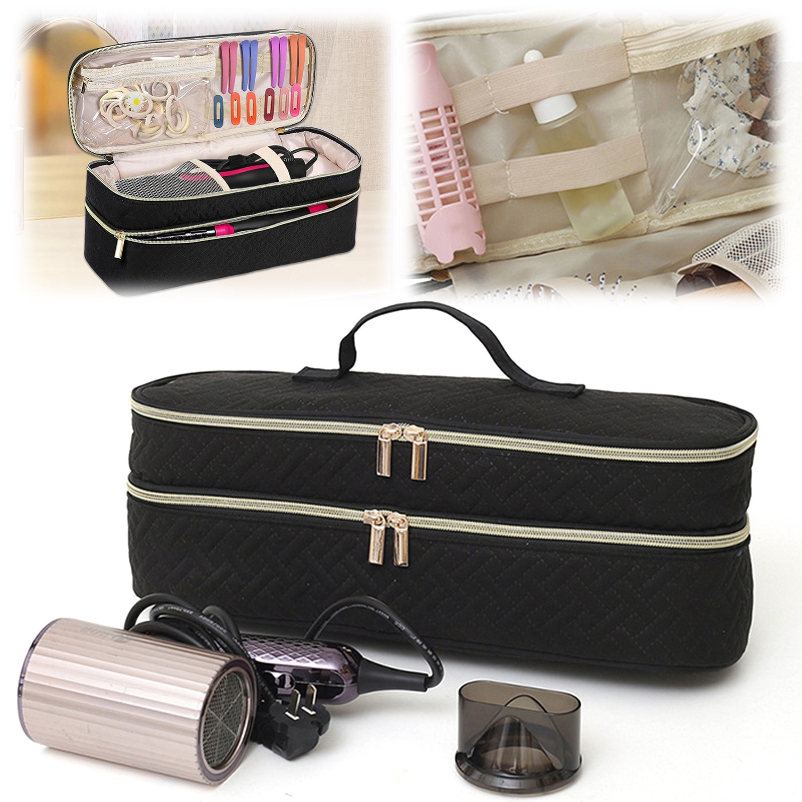 Nail Polish Organizer Case Double Layer for Woman Gift Household Manicure Tools