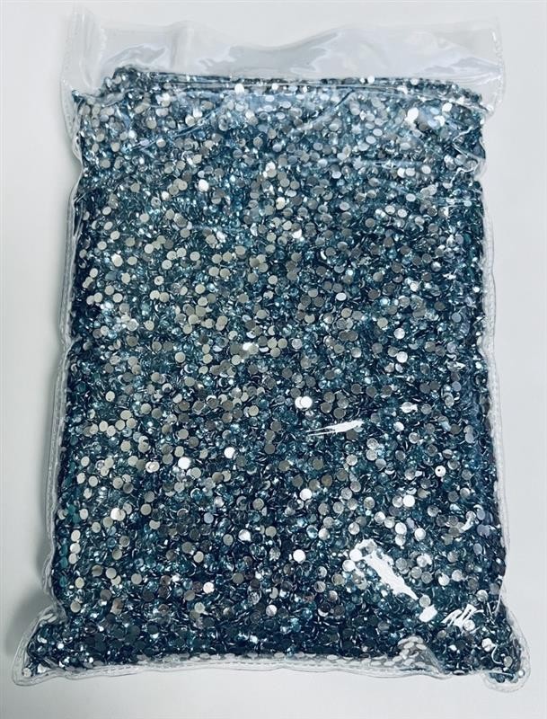 Light Blue Round Flat Back Crystal Rhinestone 3mm Jewelry Crafting Nail Gems