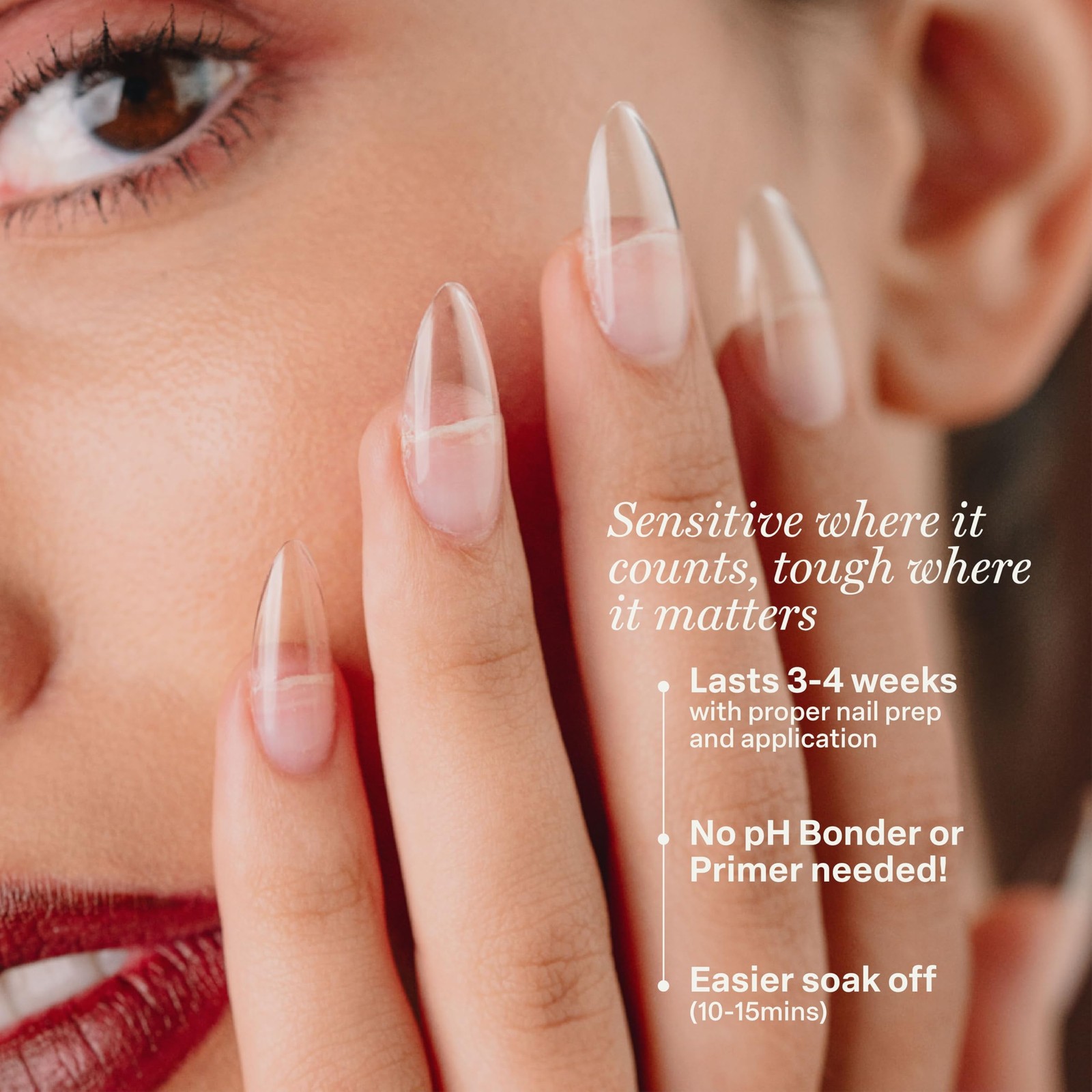 Extend Gel Sensitive – HEMA-Free Soak Off Gel-X Tips Adhesive (15 ml)