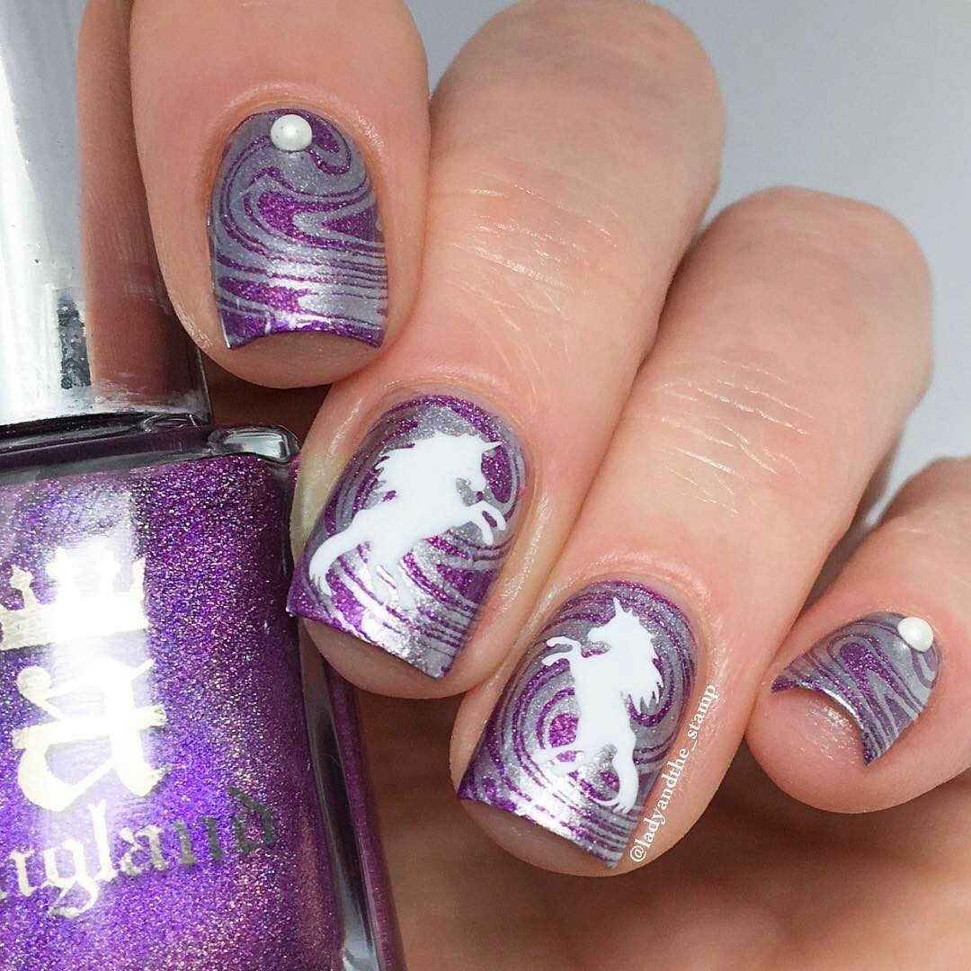 Unicorn Stencils for Nails, Nail Stickers, Nail Art, Nail Vinyls