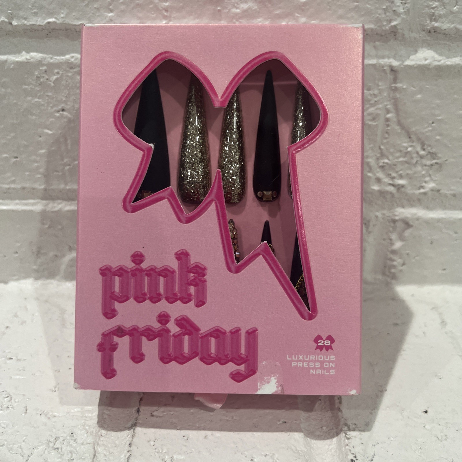 Pink Friday Nails Nicki Minaj Press On— Stiletto XXL