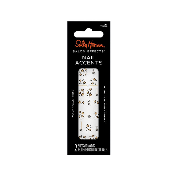 Lot of 3 Assorted Sally Hansen Salon Effects Nail Accents, Nail Art Decals