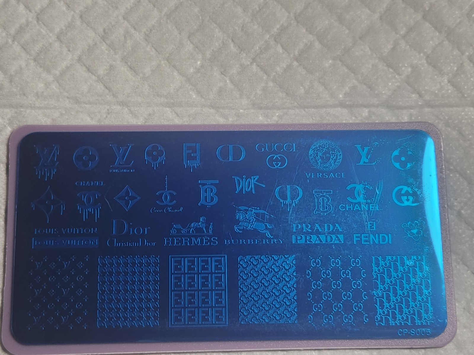 Nail Stamping Plate – Designer Brands CP-8003 – New