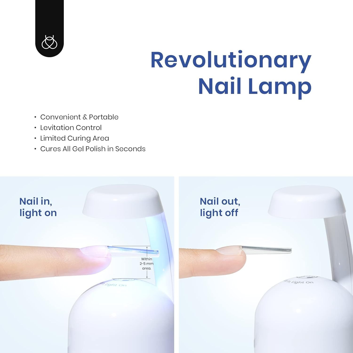 Beetles Gel Nail Kit Extension Set, 240 PCS Long Square with Glue & UV Lamp