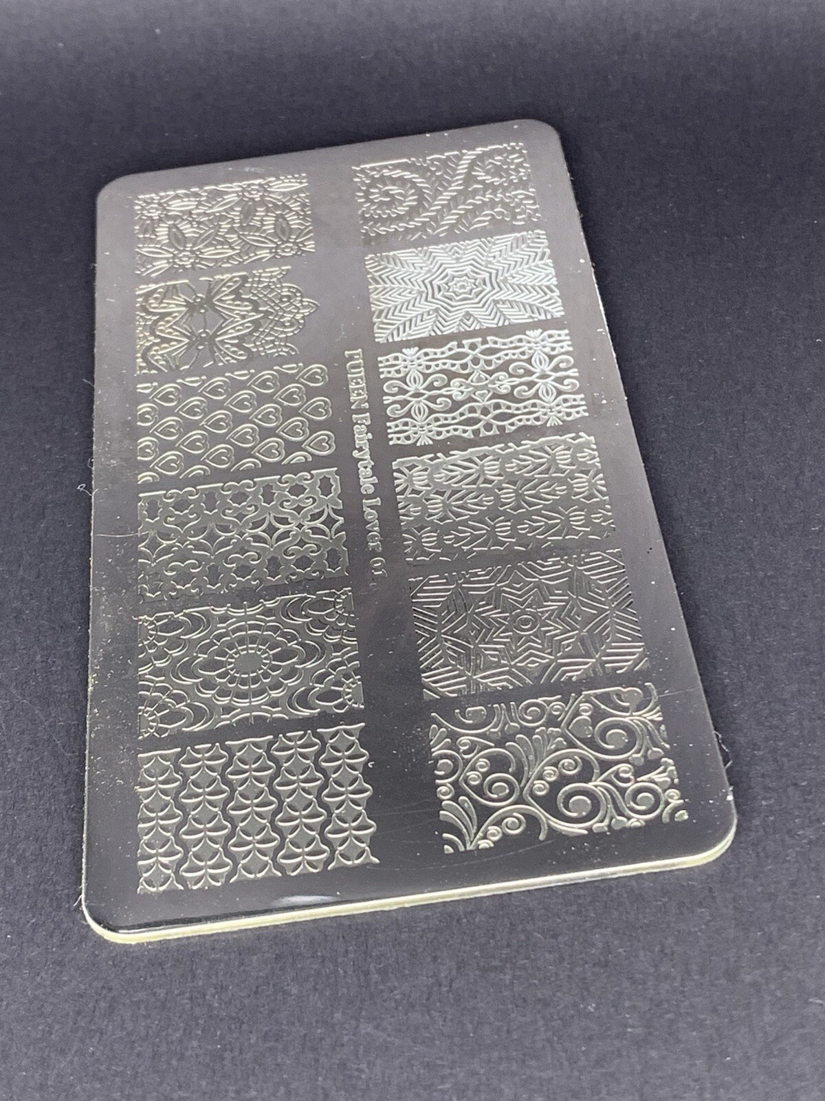 Nail Art Stamp Stamping Plate Pueen Nail Fairytale Lover 01 Pattern Floral