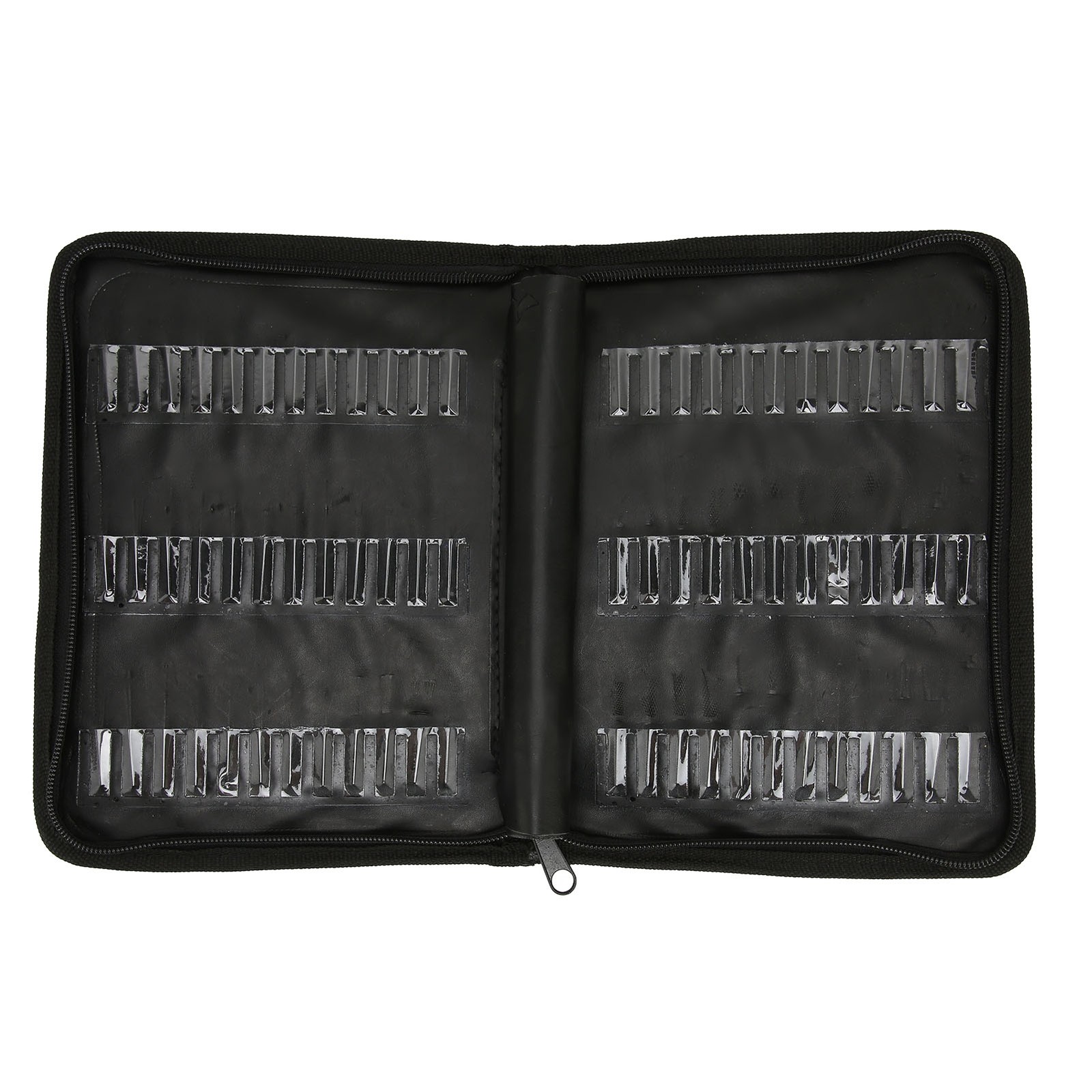 Nail Drill Bits Storage Bag Large Capacity Dustproof Portable Nail Drill Bits