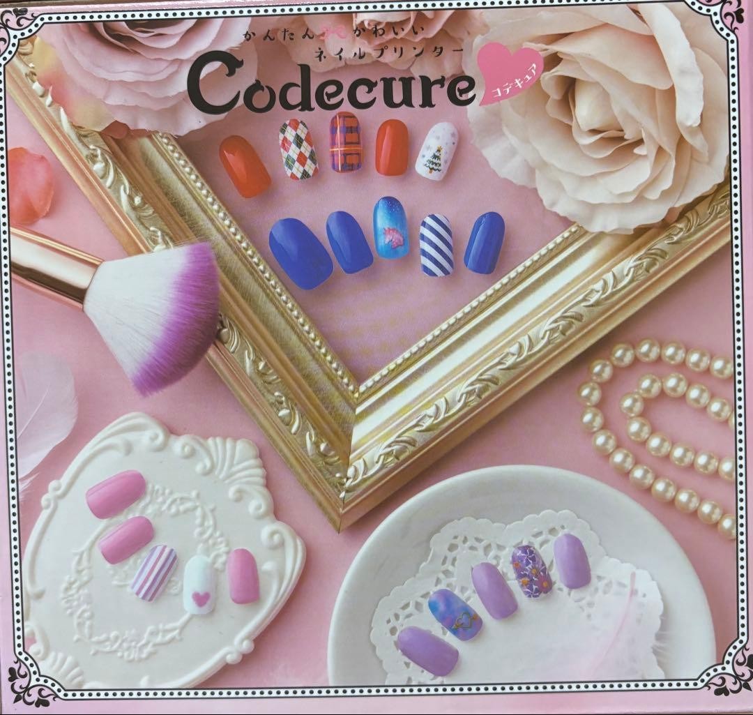 TAKARA TOMY Codecure Nail Printer 15s Print 120 Designs Book Included NEW