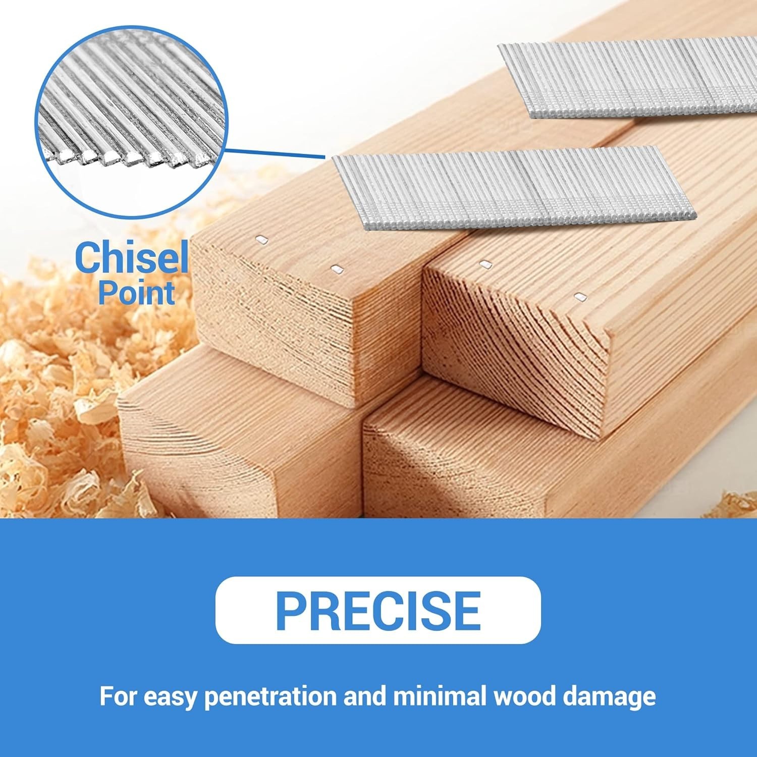 Galvanized 16 Gauge 20 Degree Angled Finish Nails – Perfect for DIY & Pro Use