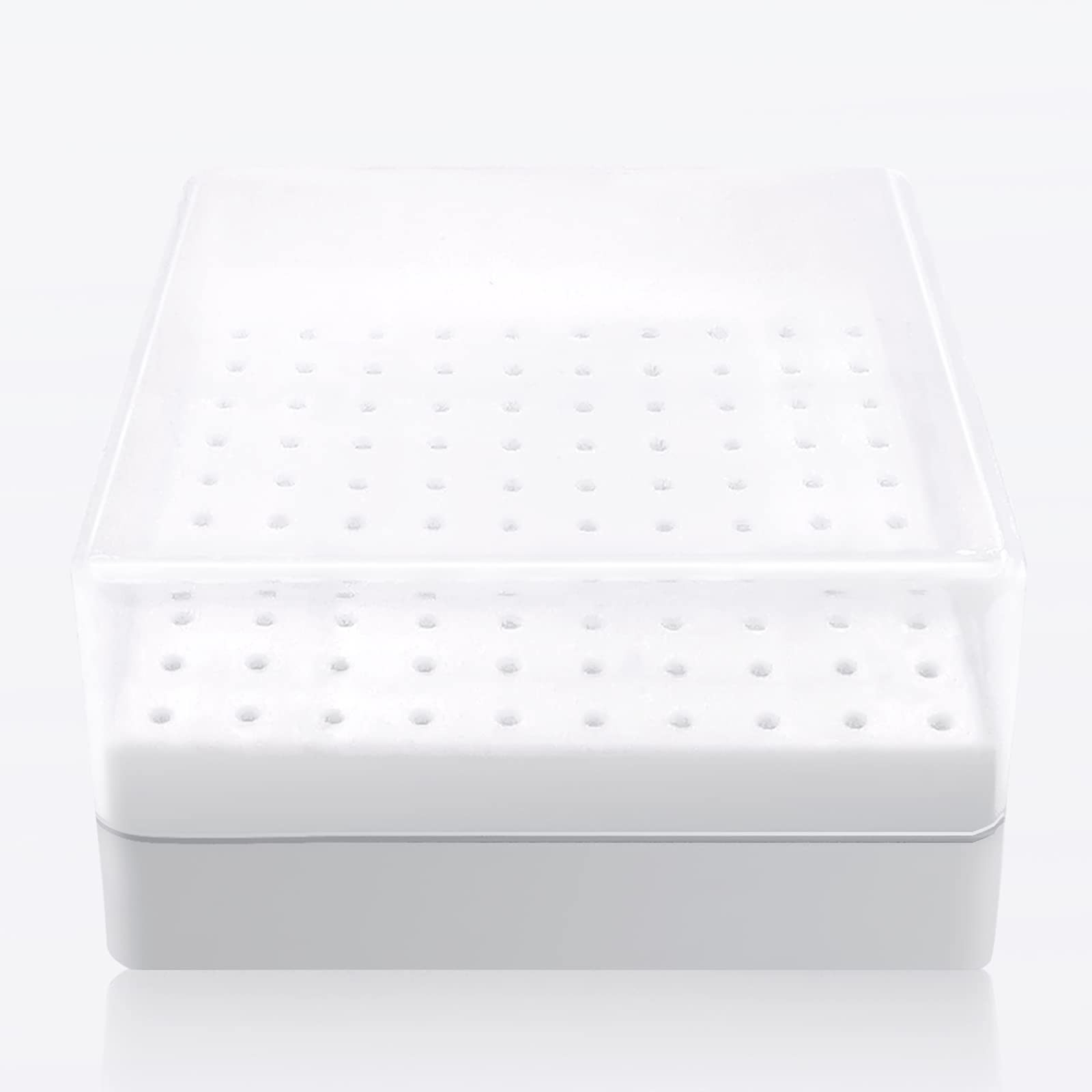 CORFULRA Nail Drill Bits Holder, Nail Organizer Box for Nail Drill Bits, Larg…