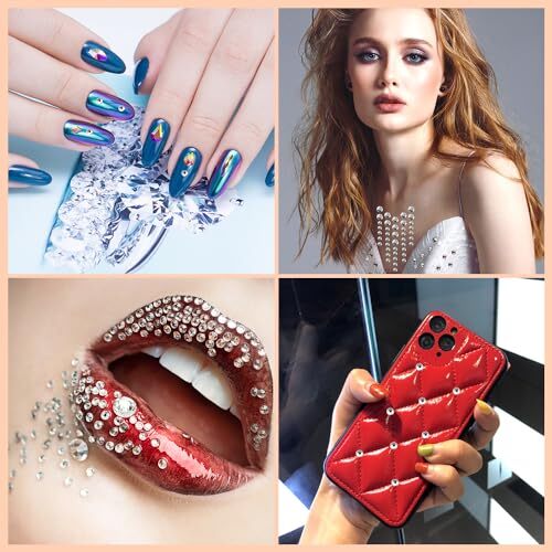 Face Gems Stick on Face Jewels Nail Self Adhesive Rhinestones Hair A003-4