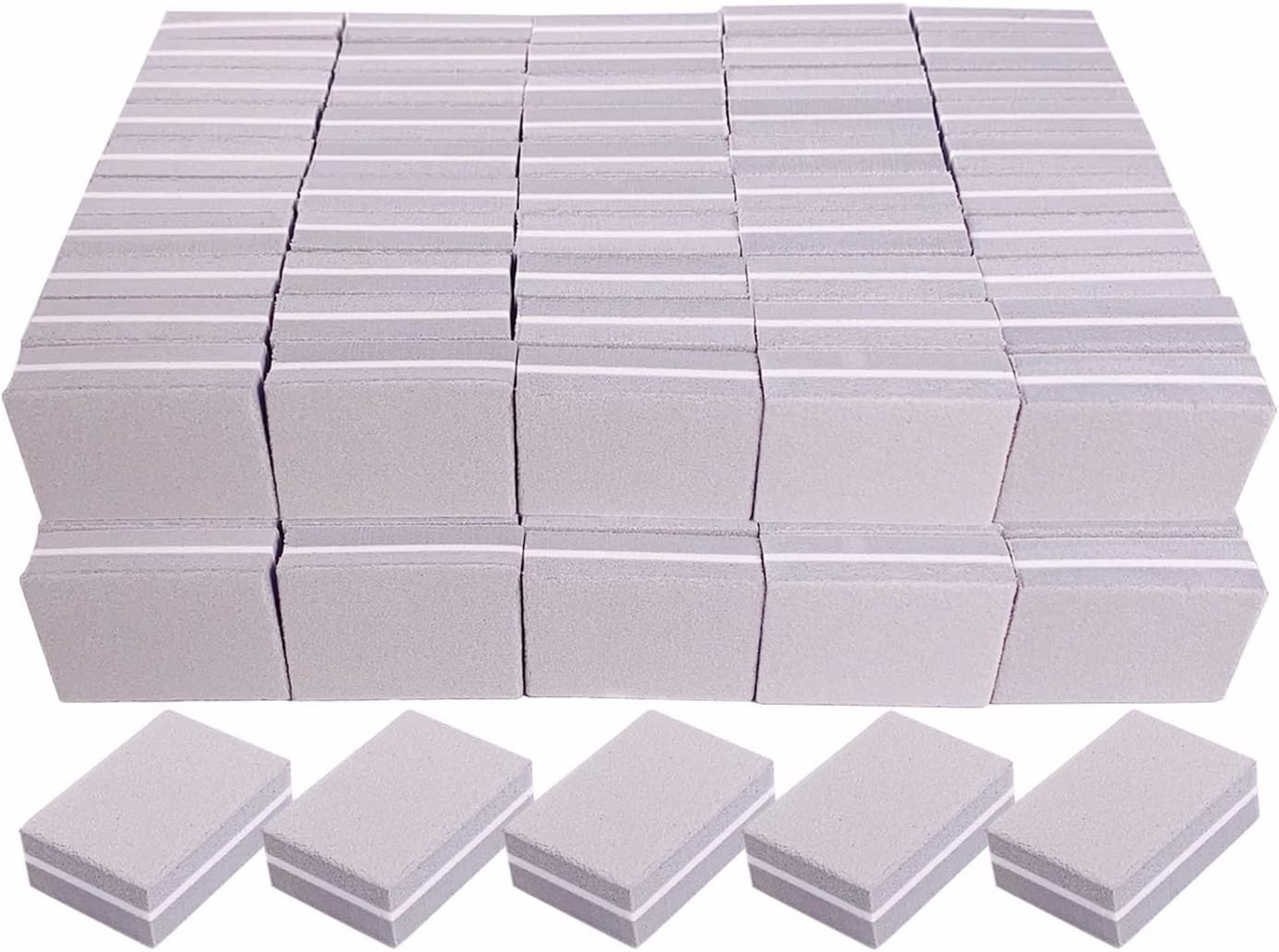 Nail Buffers (50 Pack), Mini Buffer Block Nail File for Acrylic Nails and Natura