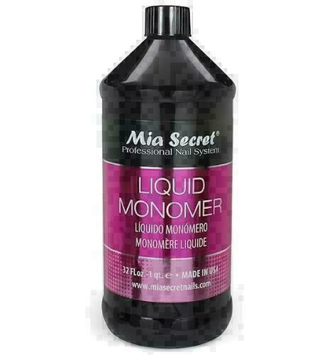 Mia Secret Liquid Monomer 32 oz & Cover Cool Pink 1.5 lb