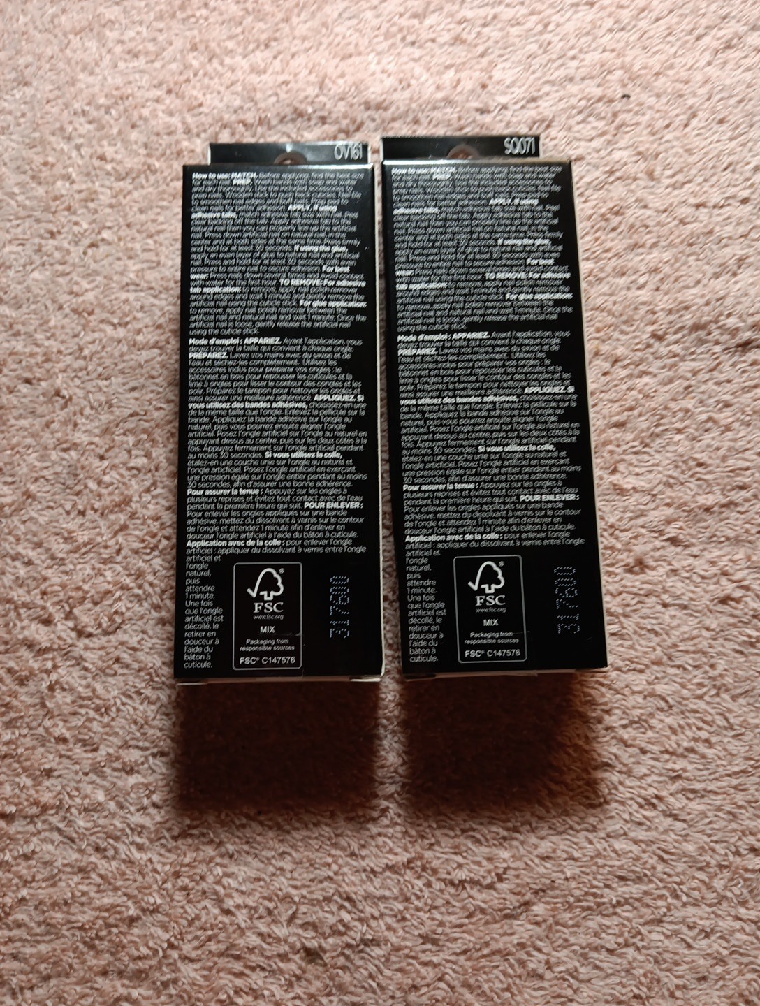 3 Pc Sally Hansen Perfect Manicure Salon Effect, Oval/Square (O14)