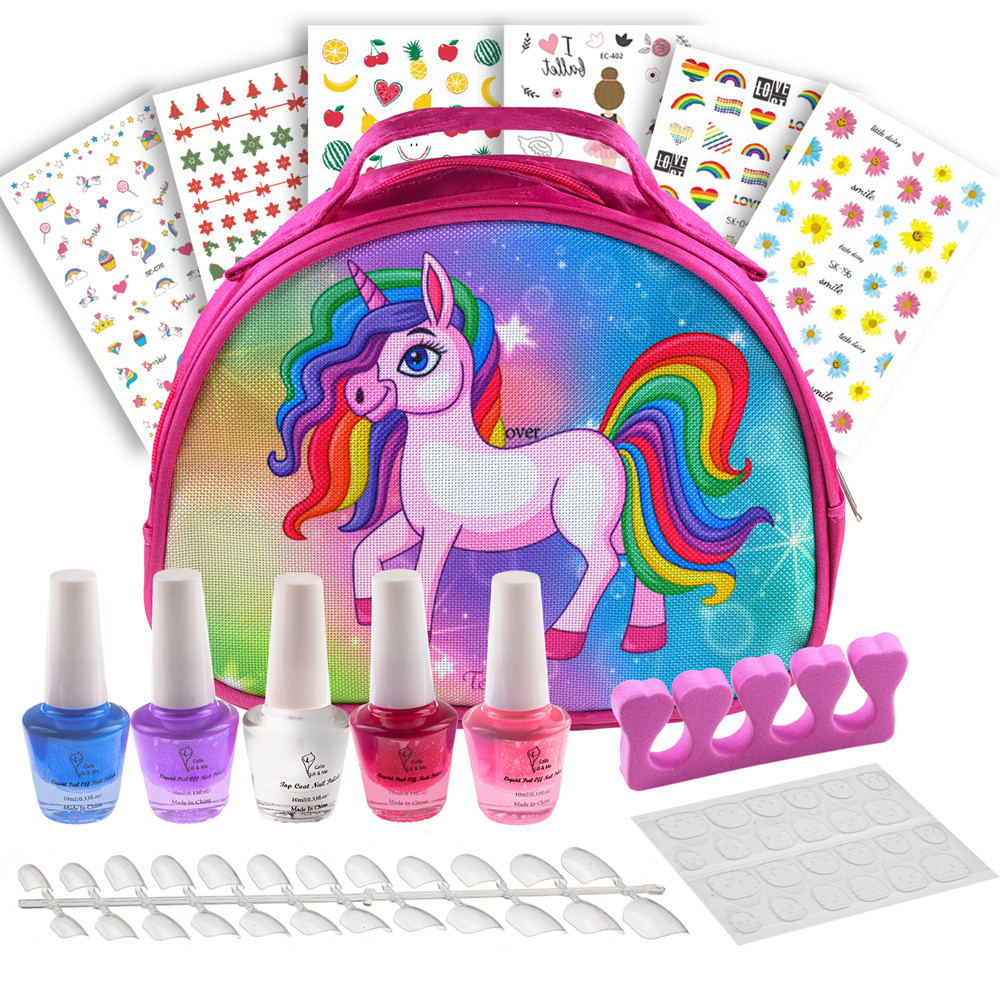 Toysical Unicorn Nail Tattoo Art Kit In Soft Case