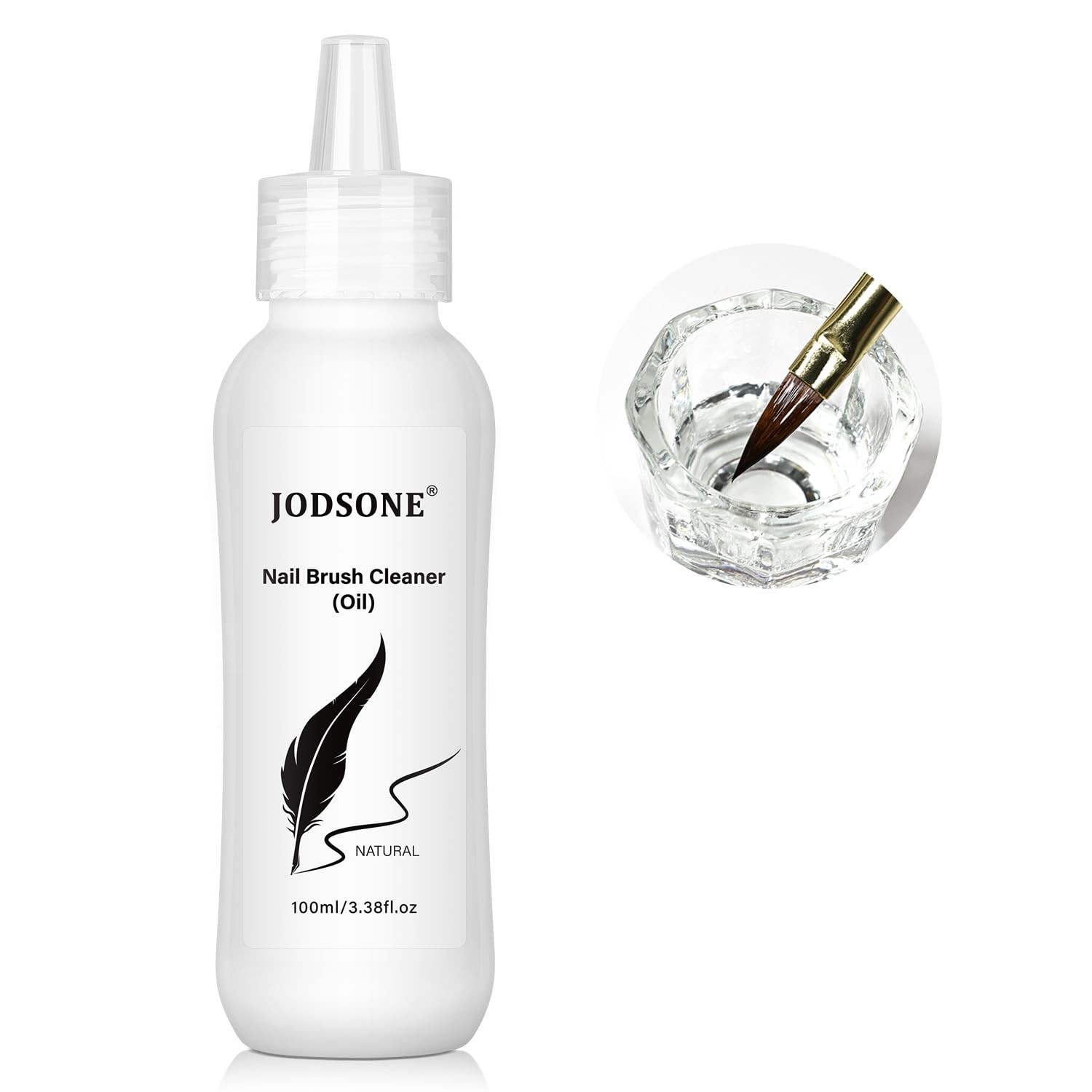 100ml Nail Art Brush Cleaner & Restorer for Gel Polish/Nail Extension Gel/Nai…