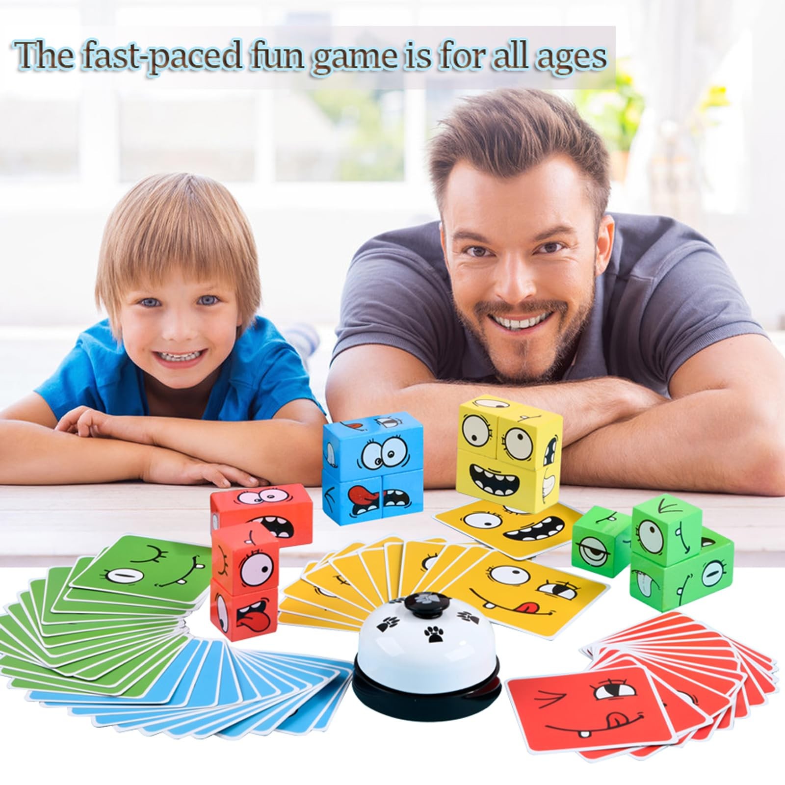 Wooden Face Changing Magic 6.3 inches x x 1.37 inches, Multicolor