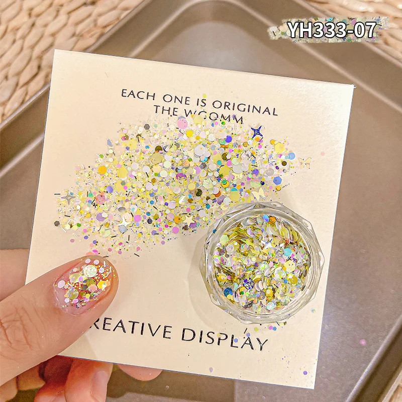 Flashing Gradient Nail Glitter