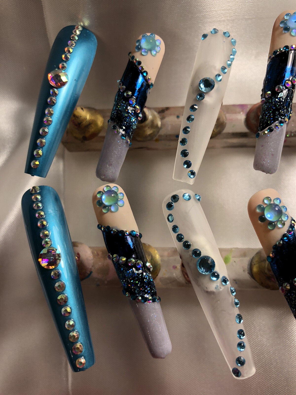 Z Nailz! Gorgeous set of Handmade XXXL Press On Nails