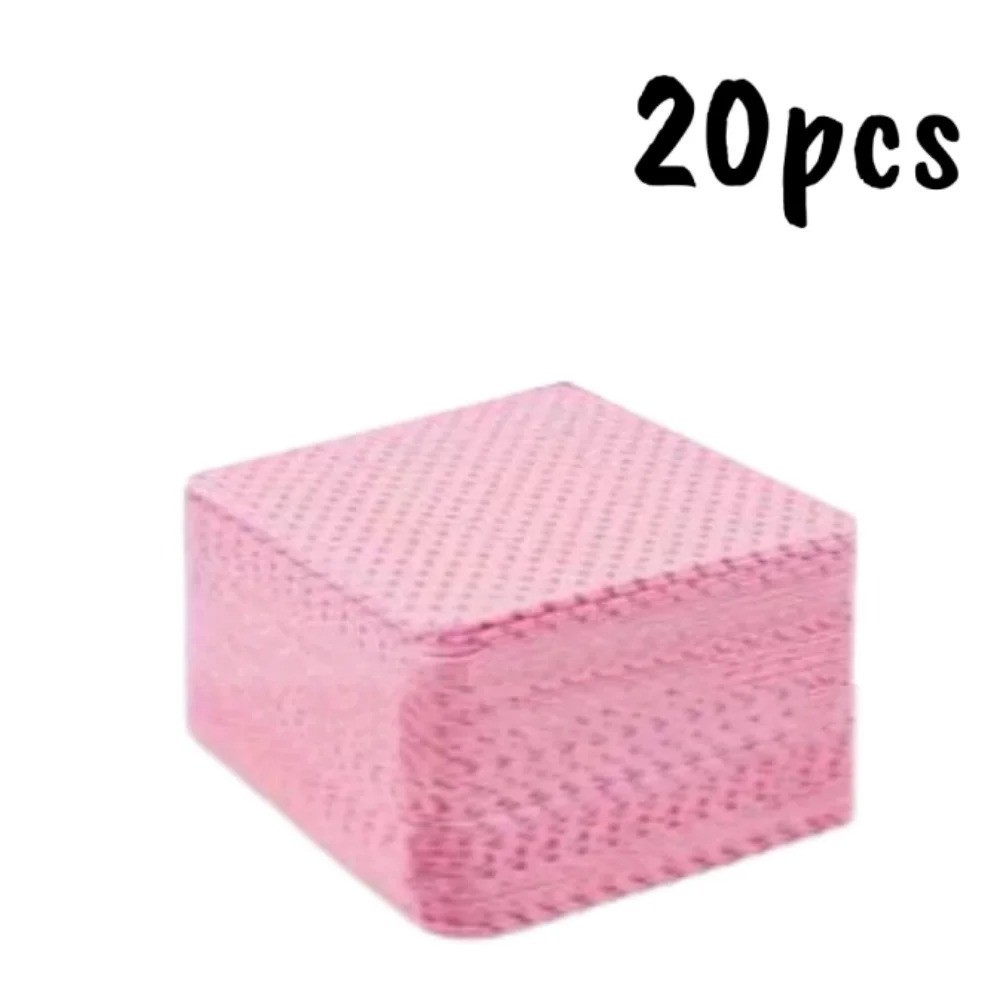 600PCS Lint Free Nail Wipes with Pump Bottle Gel Polish Remover Pads Cleaner