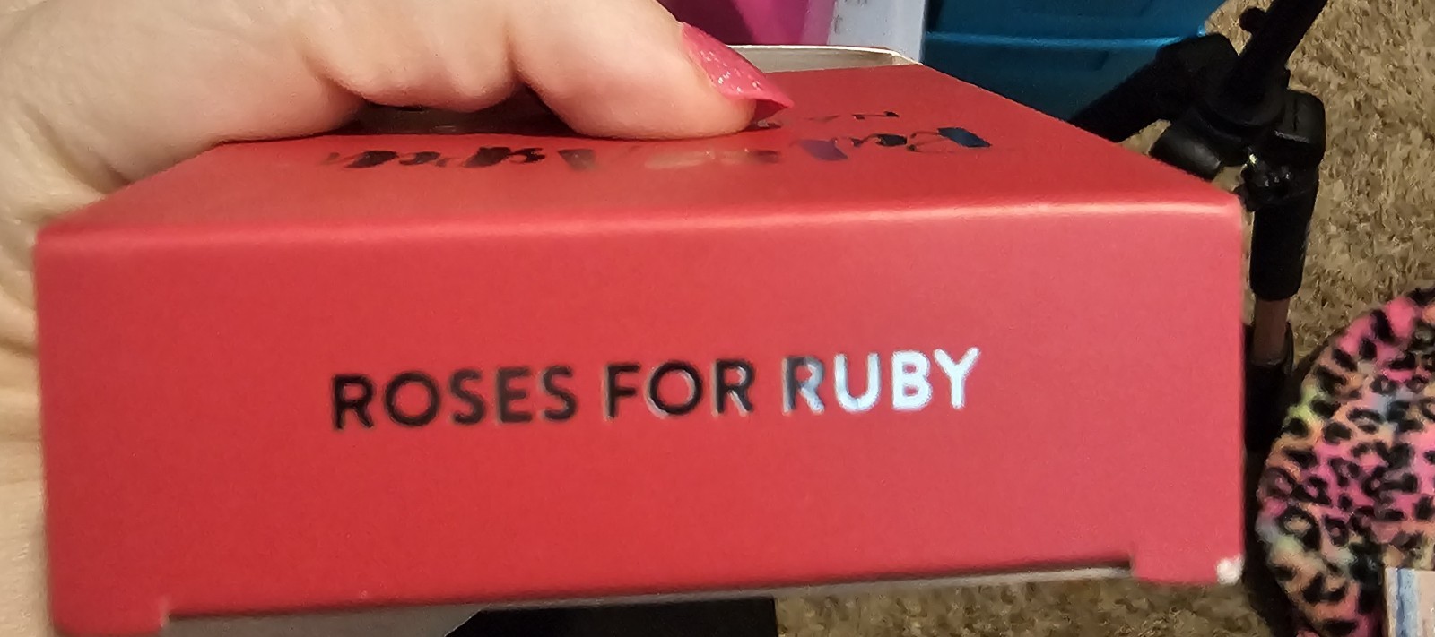 Red Aspen Nail Dashes Roses For Ruby