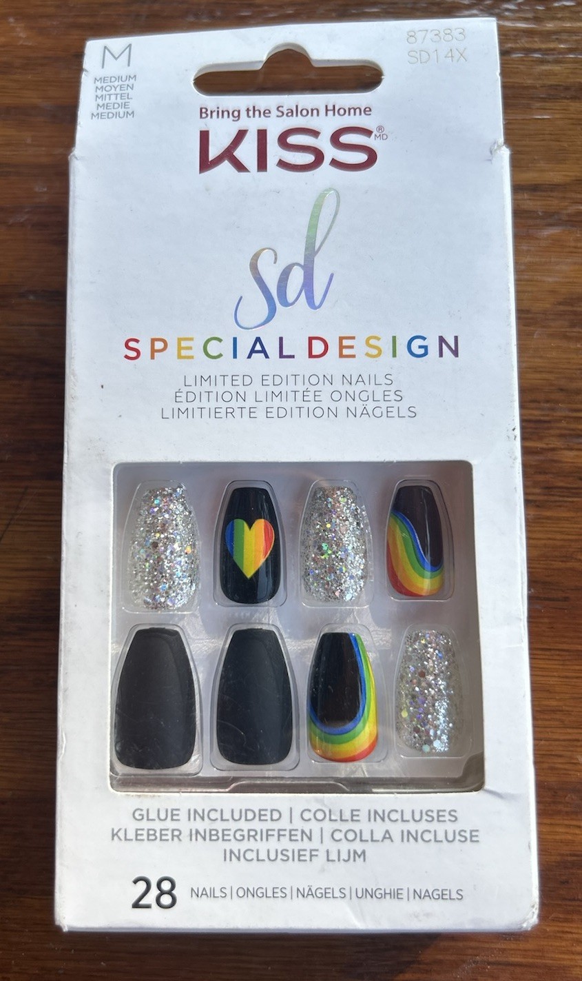 Kiss Special Design Ready-To-Wear Gel Nails #SD17X #SD14X #SD15X Limited Meduim