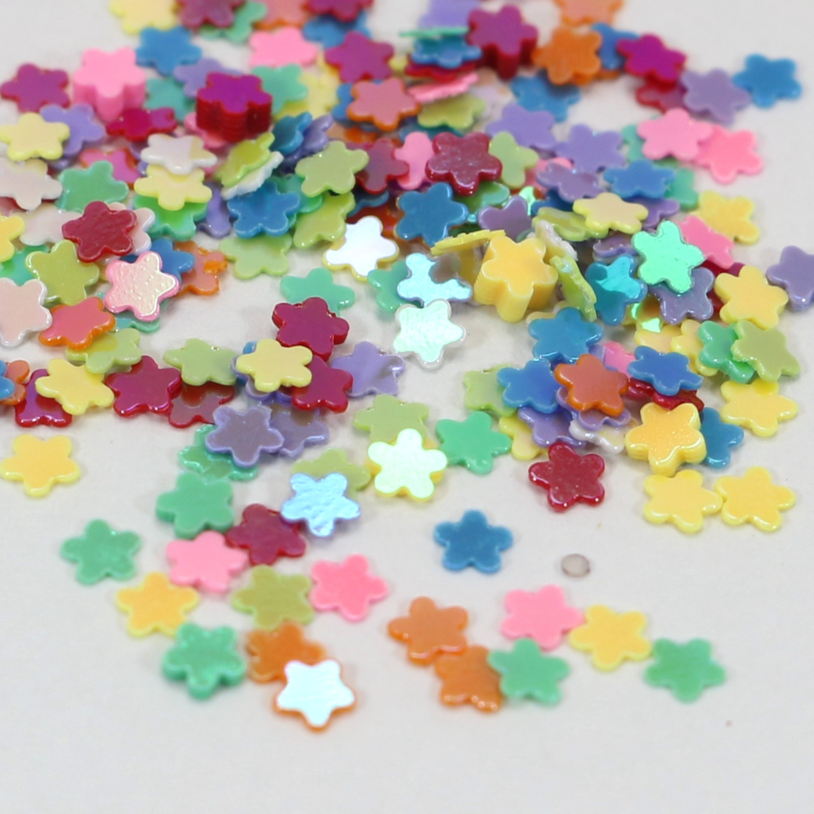 50 Gram Mixed Color Flower Sequins Loose Tiny 3mm Nail Art Tips Scrapbook Craft