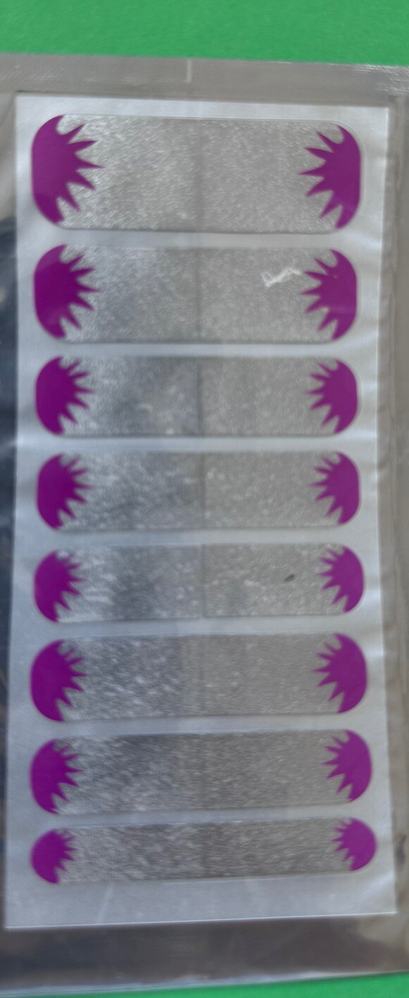 3 Multicolor 16 Patch In a Pack Nail Stickers Full Nail Wraps Strips Brand New.