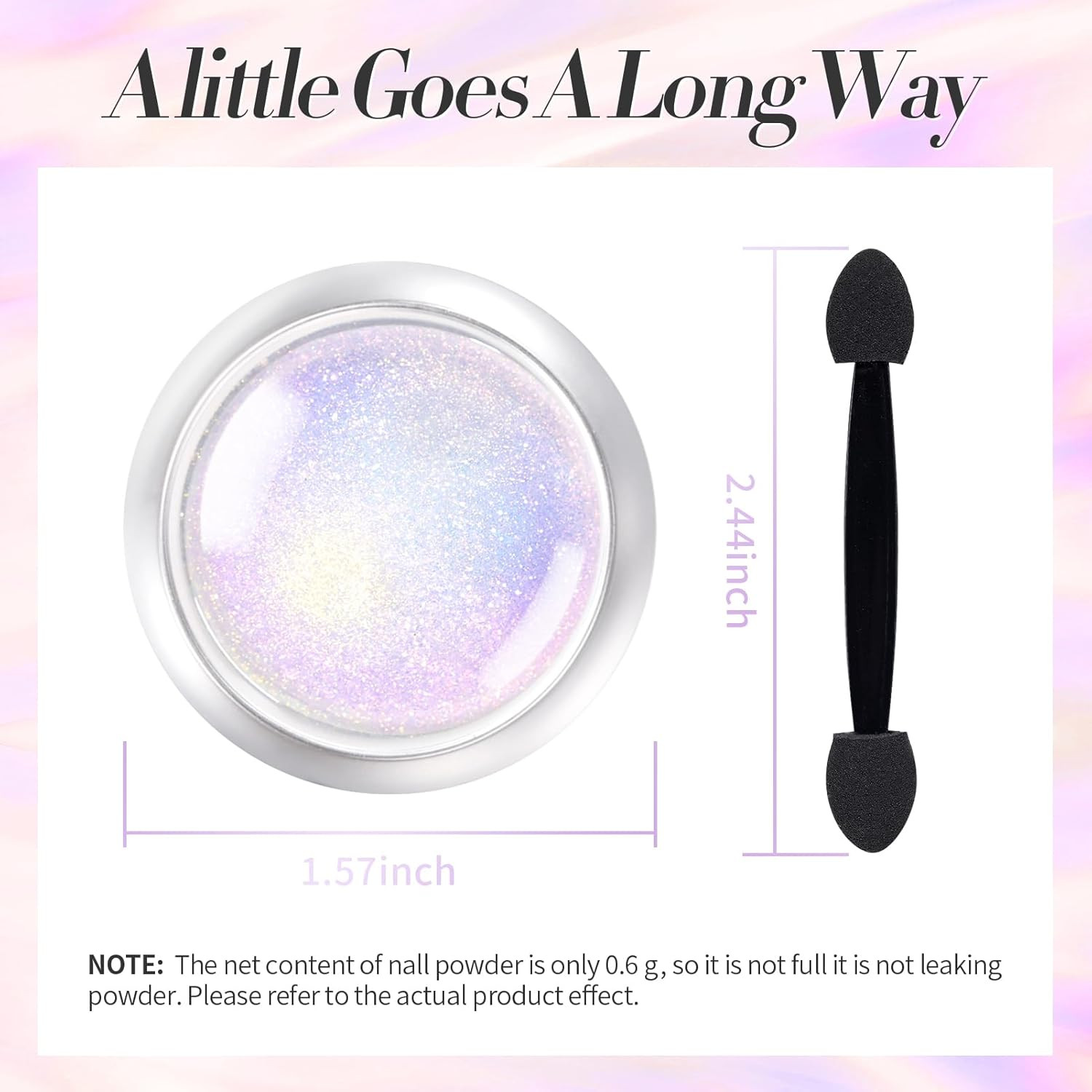 Chrome Nail Powder Auroras Nail Powder Mermaid Pearl Powder Glitter