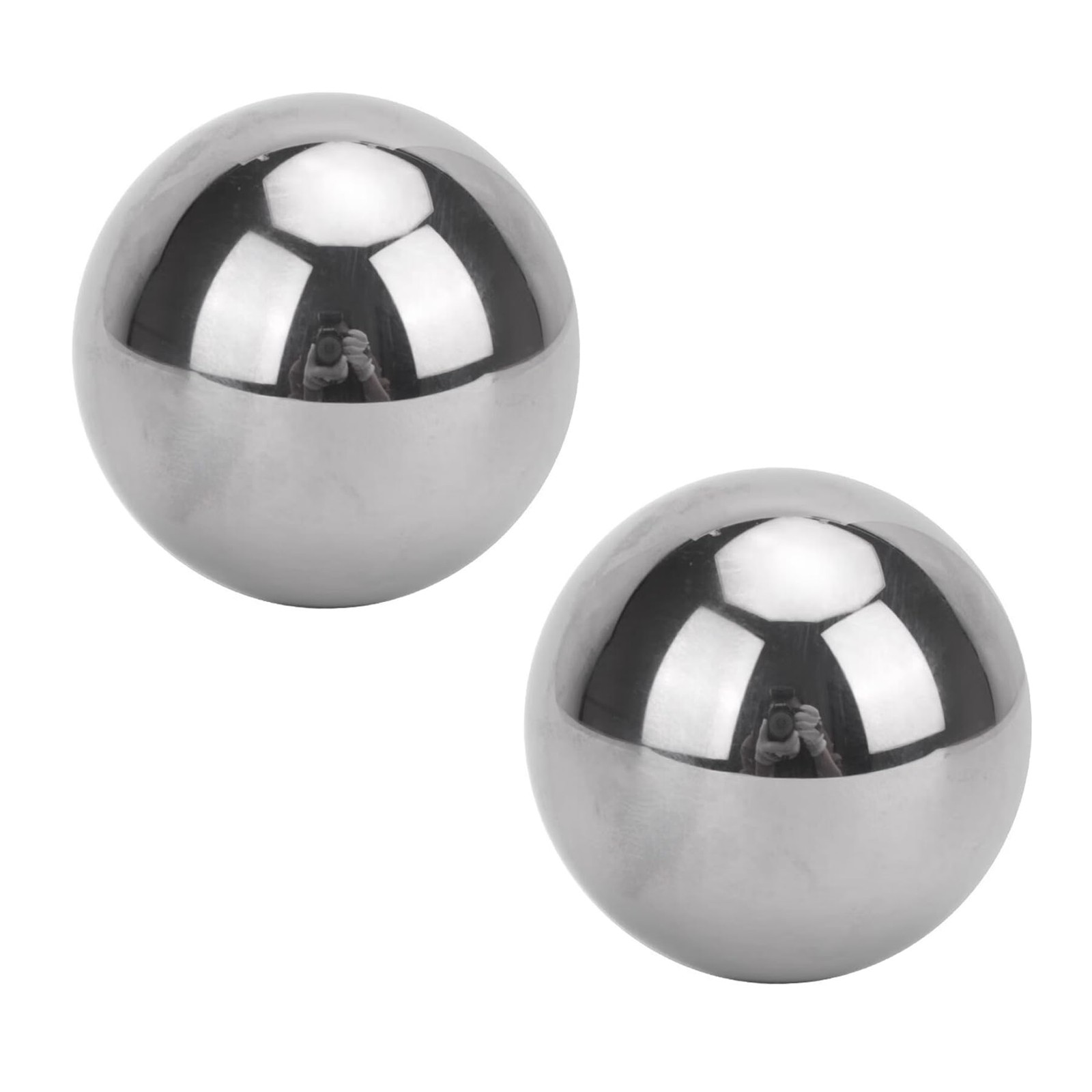2 PCS 1.5-inch 38.1mm Diameter Hardened Chrome Solid Steel Bearing Balls