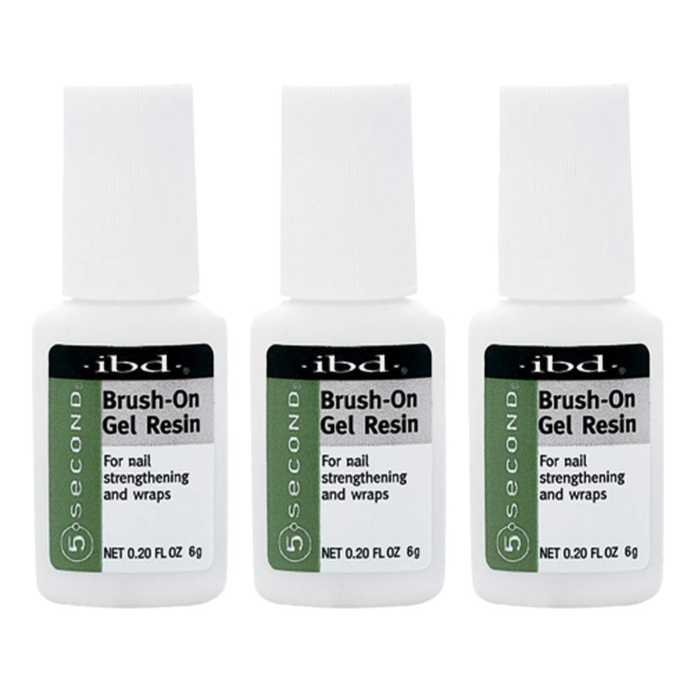 5 Second Brush-On Nail Glue 6 G, for Nail Tips, Full Cover Nails, and for Repair