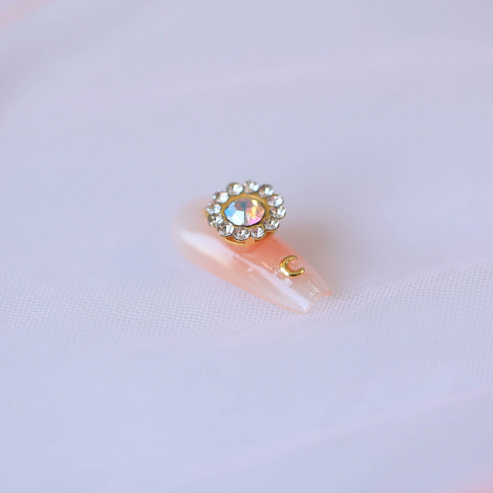 15Pcs Blushing Petal Nail Art by Handmade