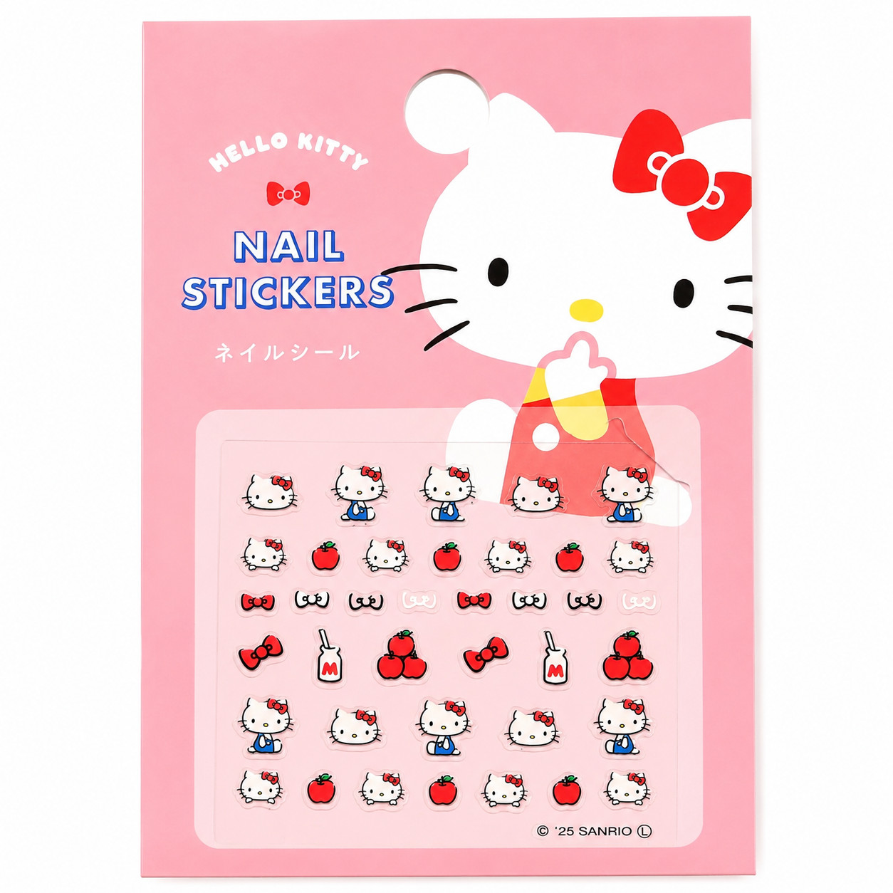 Sanrio Hello Kitty Nail Stickers Set of 2 Kawaii Nail Art Decals Japan NEW
