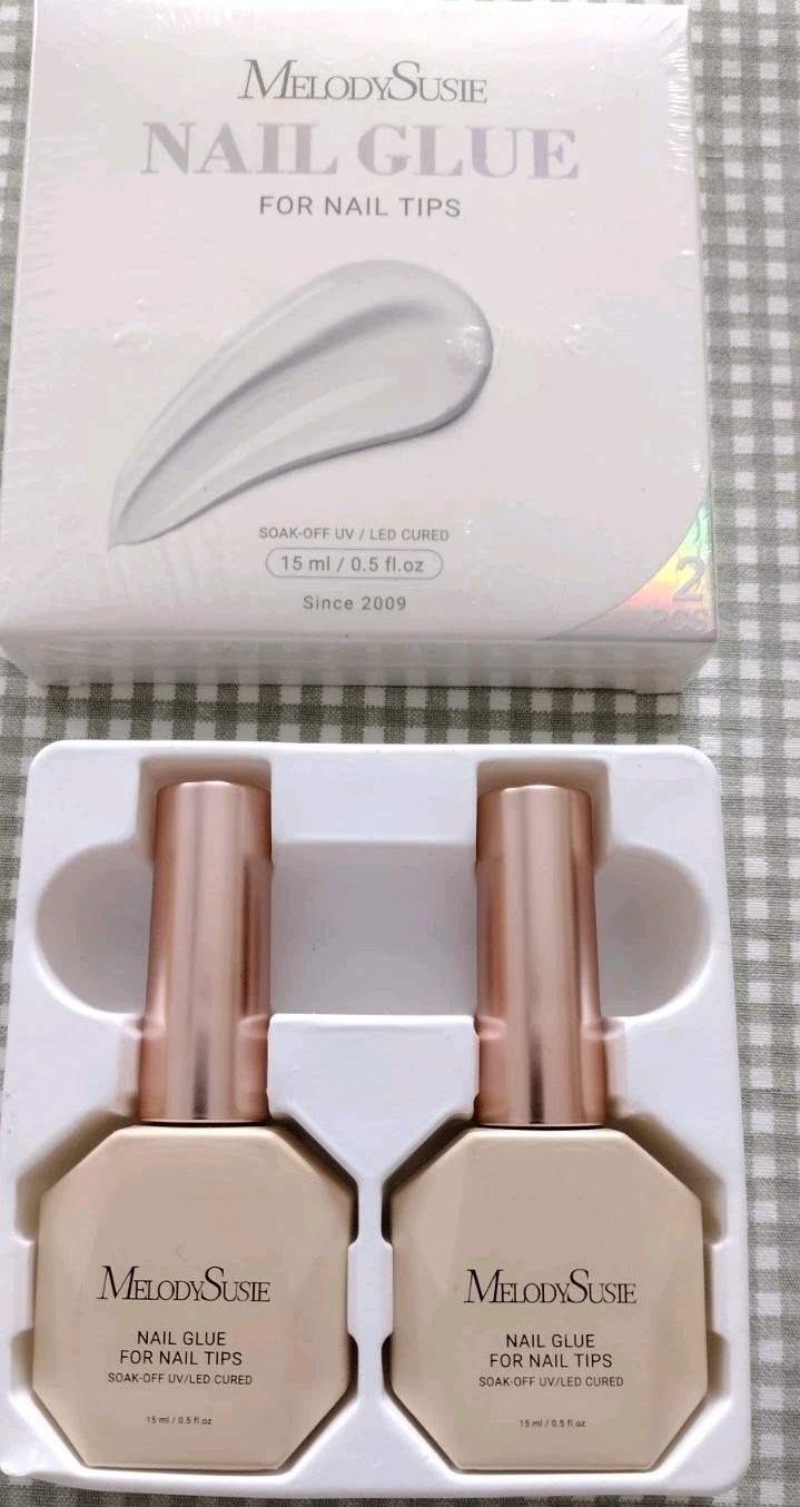 Nail Glue for Clear Acrylic Nail Tips 2 Pack MelodySusie 9 In 1 New In Box