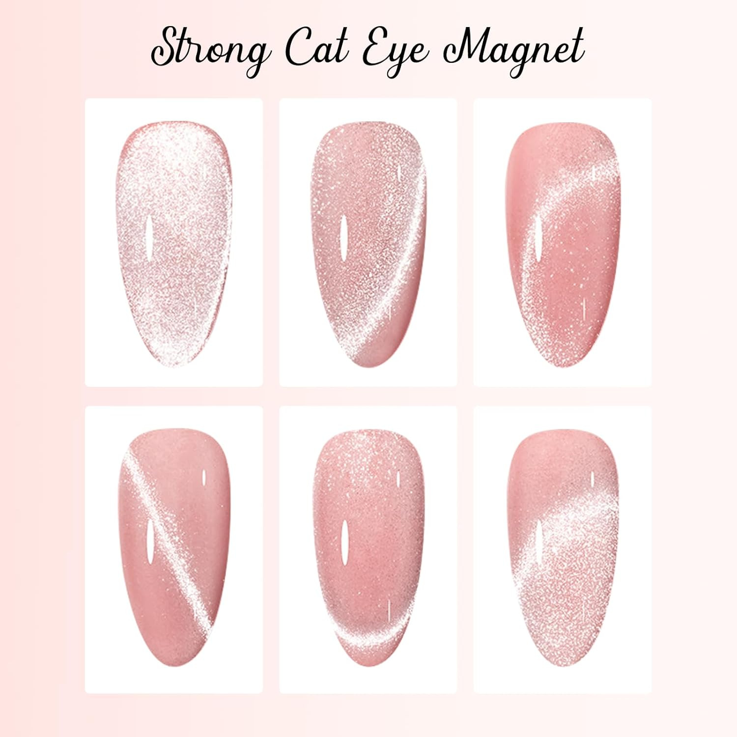Cat Eye Nail Magnet,Professional Double-Ended Hexagon Strong Nail Magnet Stick f