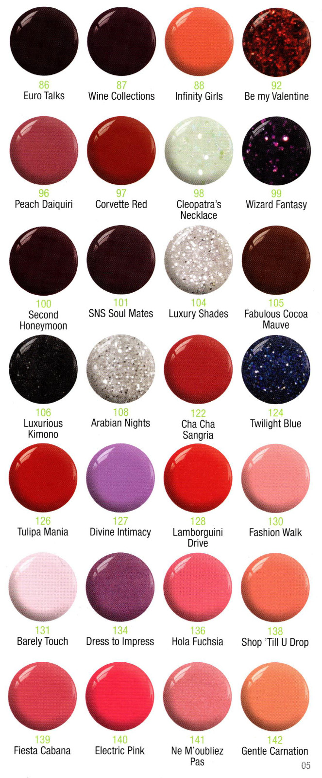 SNS Nail Color Dipping Powder No UV Light Variety 1.5 oz (1-150) Choose***