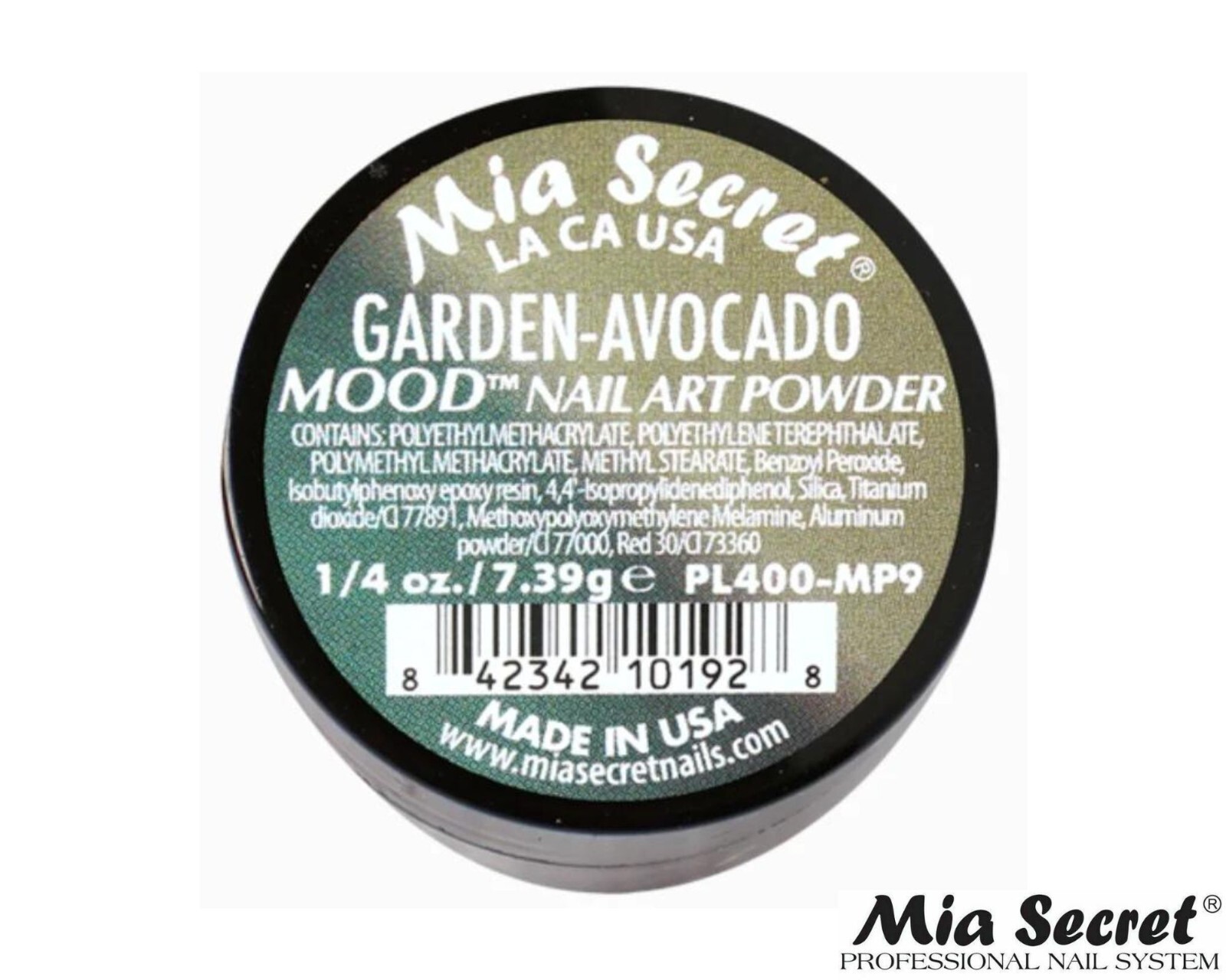 Mia Secret Nail Art Powder Mood Collection (GARDEN-AVOCADO) 1/4oz